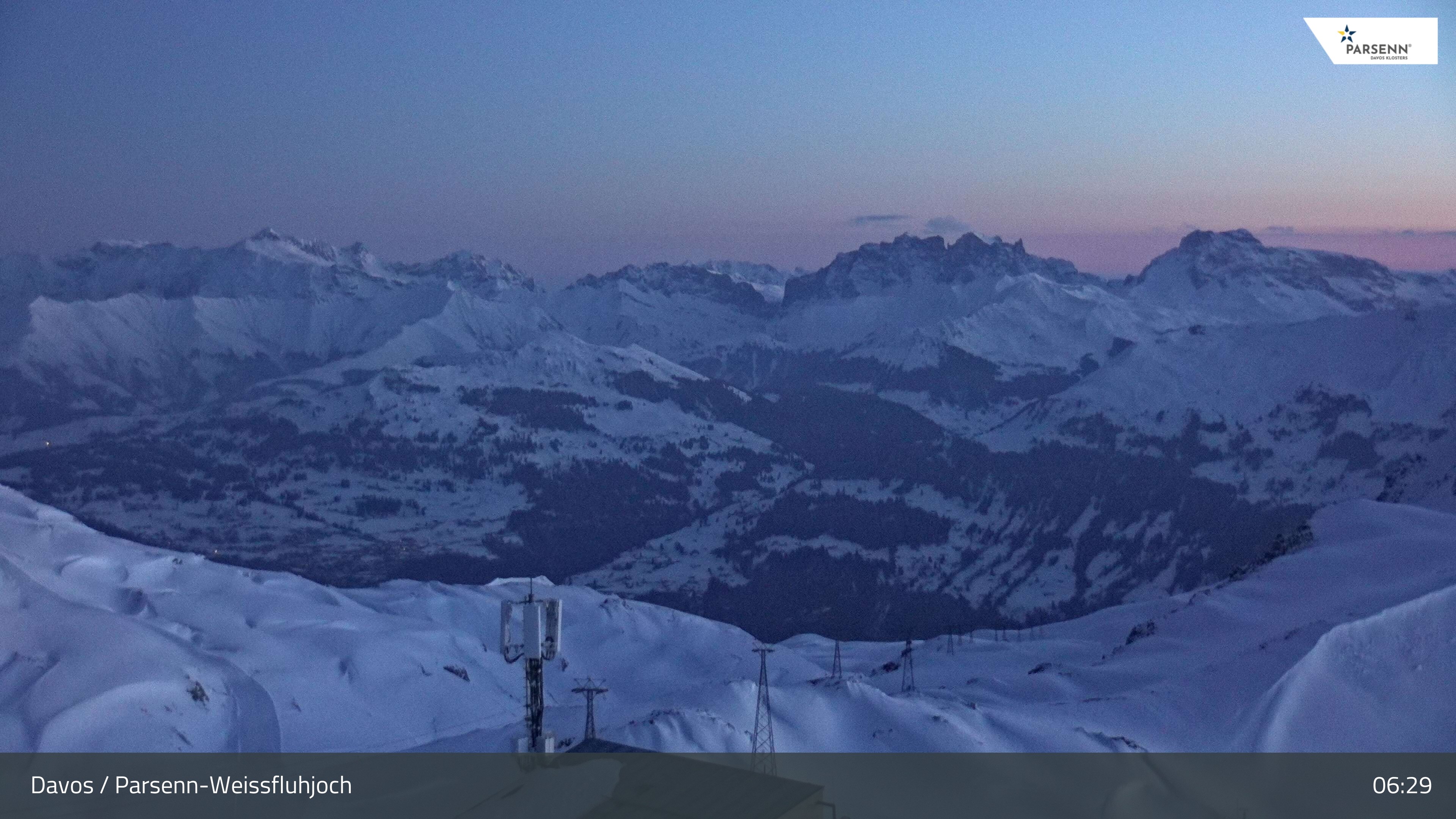 Archiv Foto Webcam Weissfluhjoch - Schifer