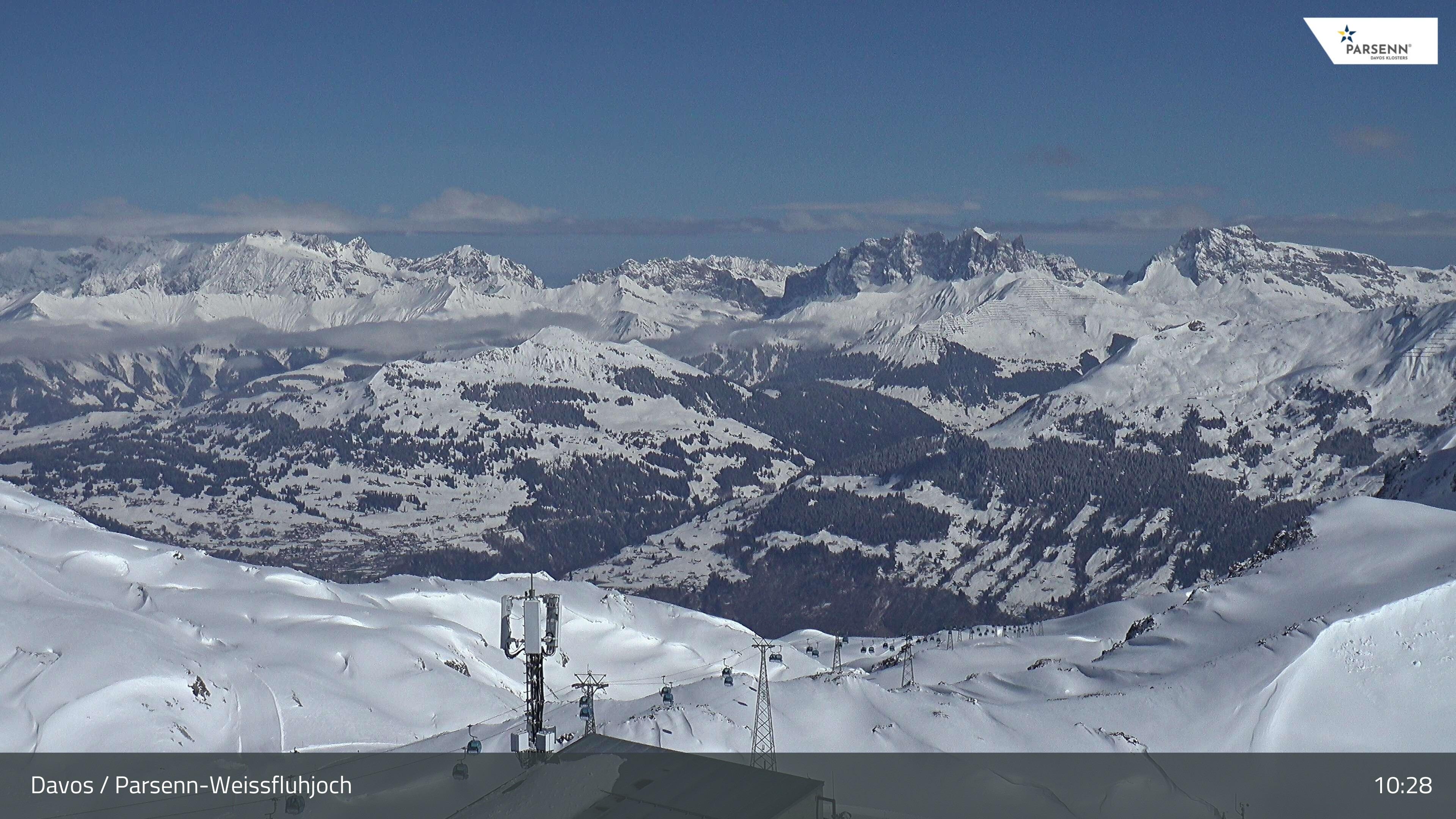 Archiv Foto Webcam Weissfluhjoch - Schifer