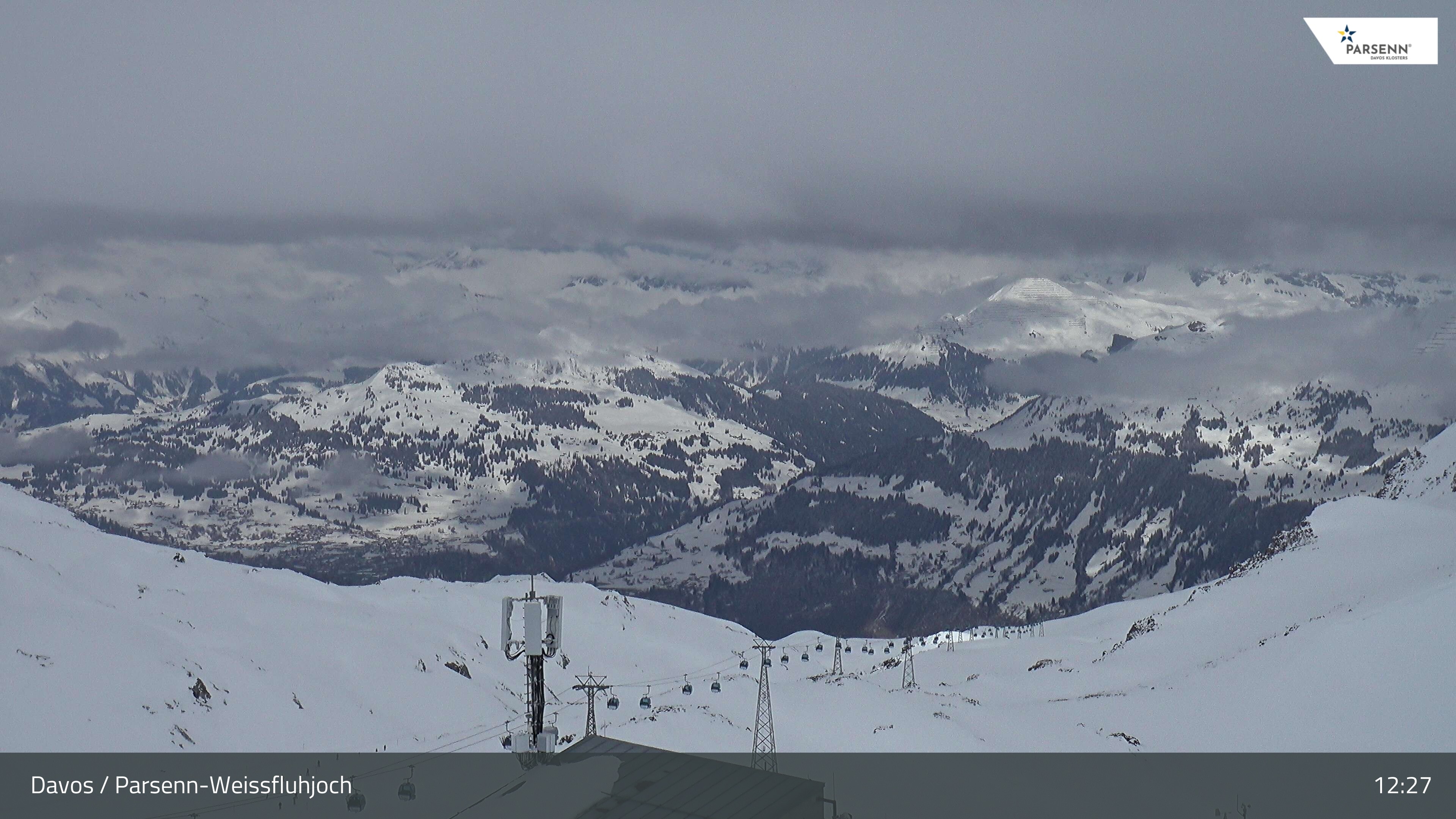 Archiv Foto Webcam Weissfluhjoch - Schifer
