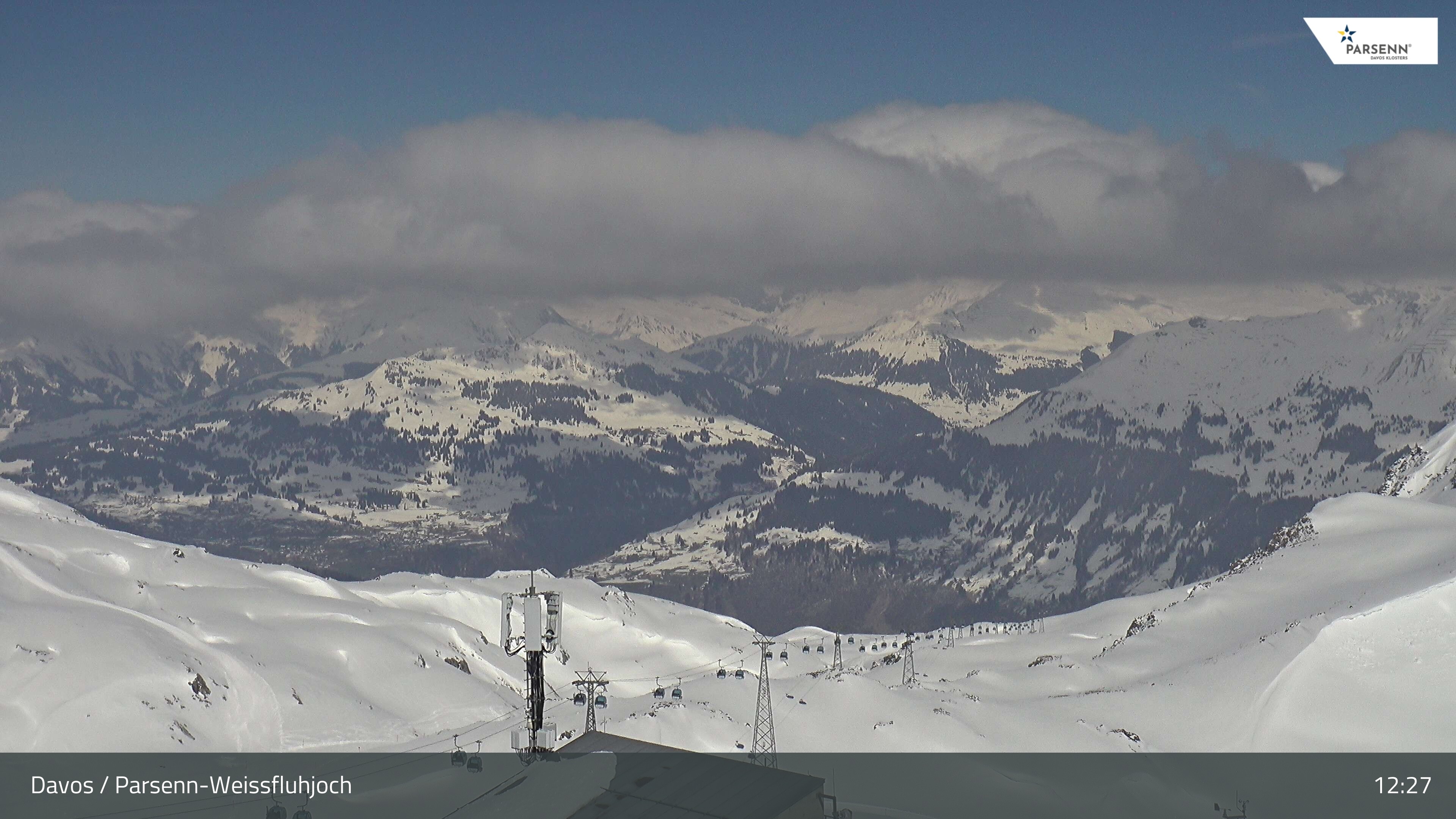 Archiv Foto Webcam Weissfluhjoch - Schifer