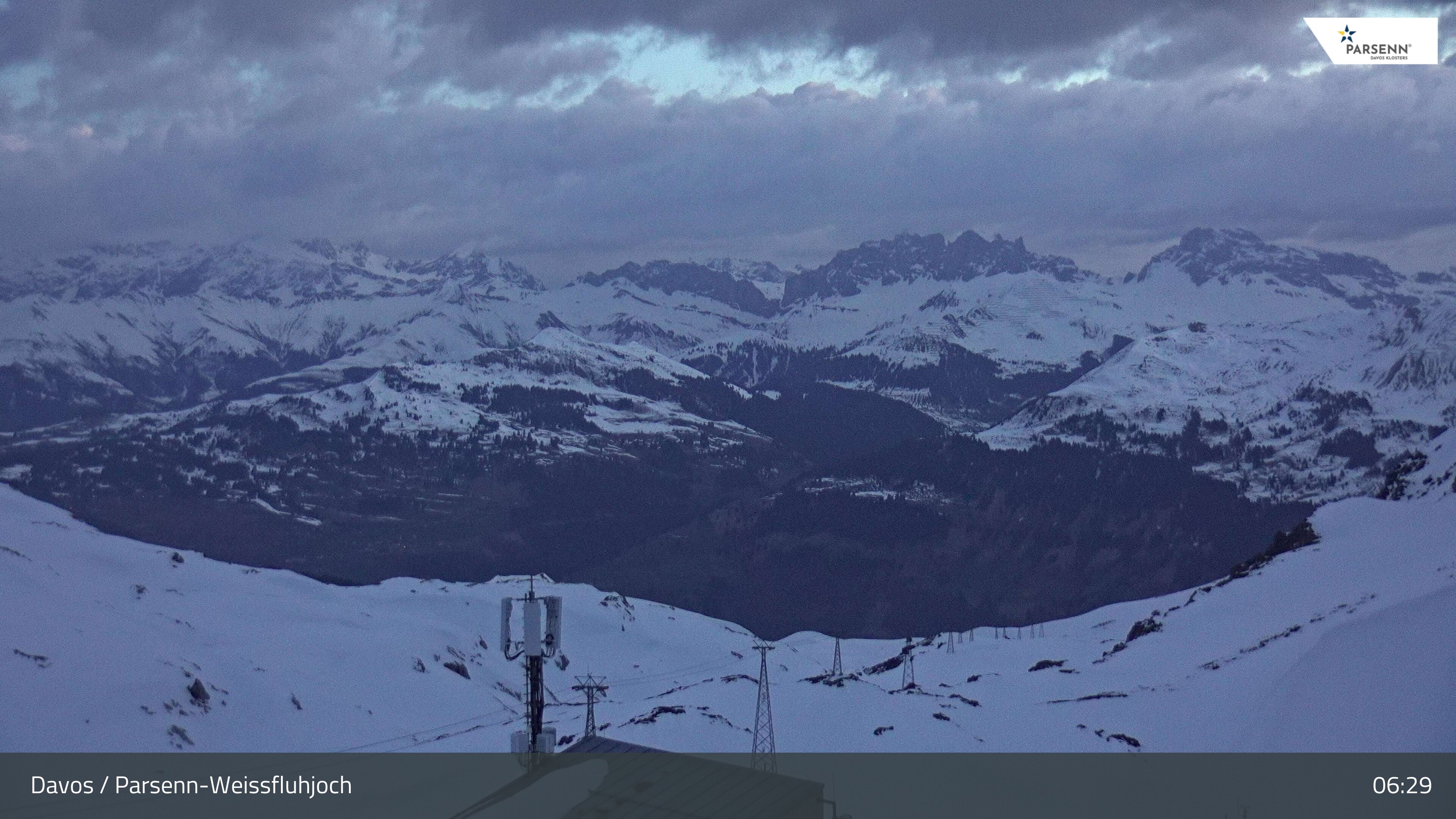 Archiv Foto Webcam Weissfluhjoch - Schifer