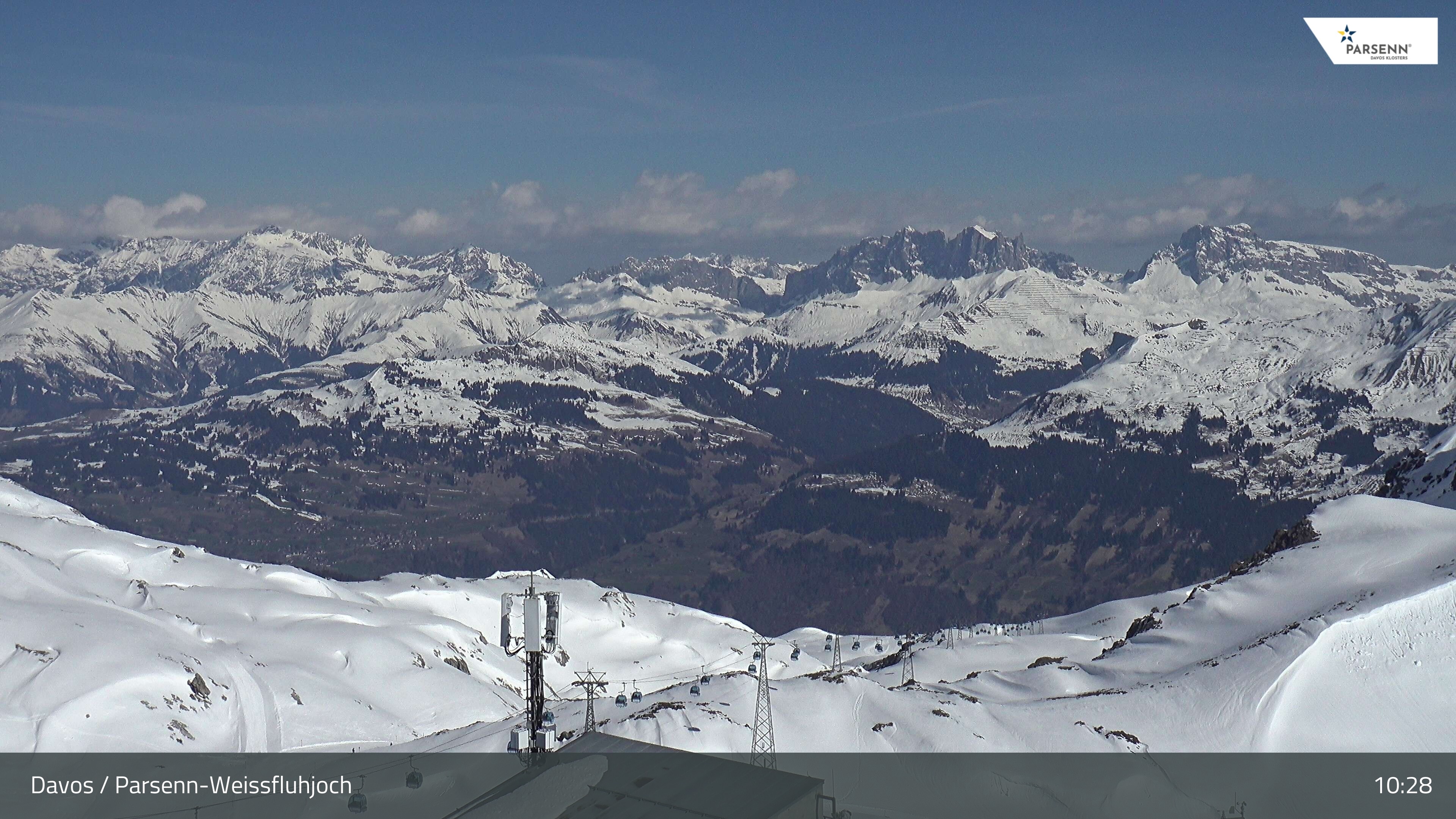Archiv Foto Webcam Weissfluhjoch - Schifer