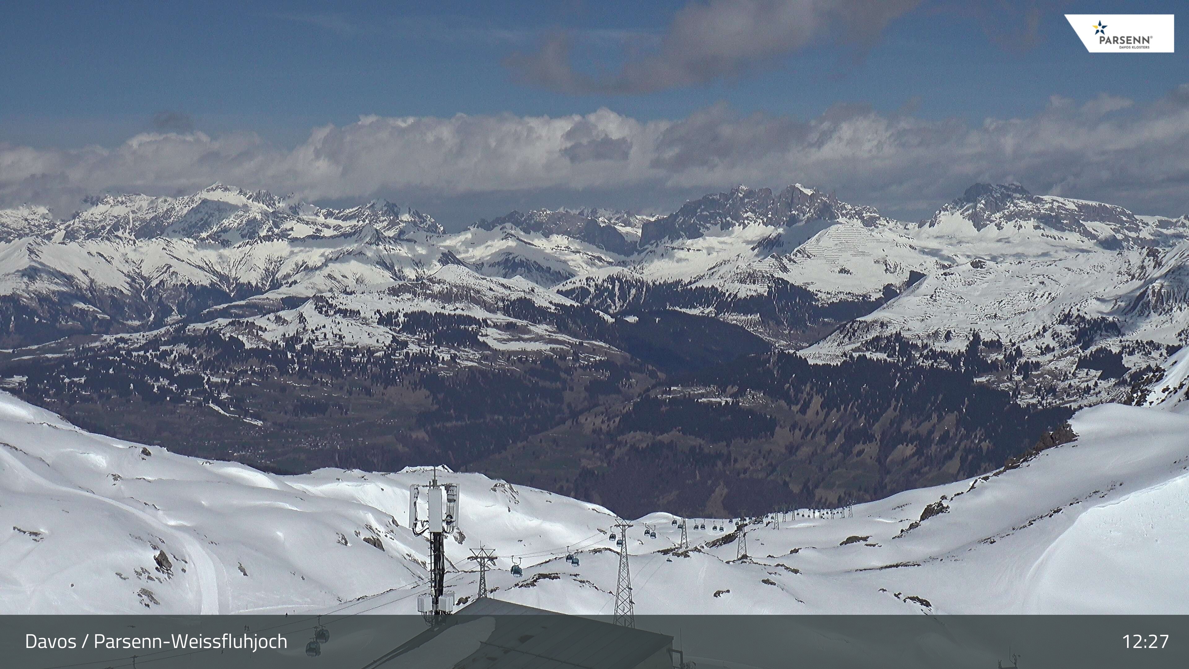 Archiv Foto Webcam Weissfluhjoch - Schifer