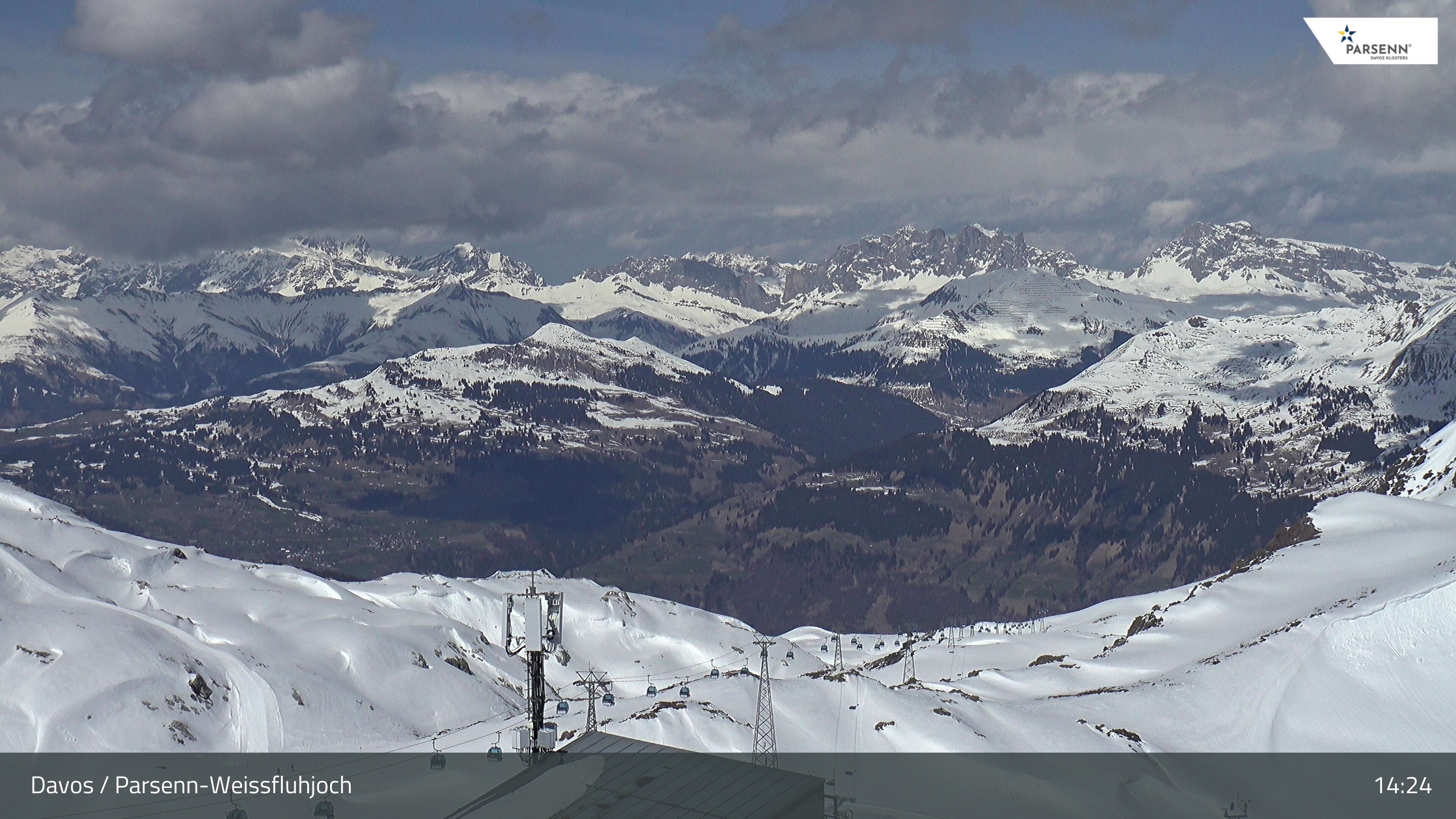 Archiv Foto Webcam Weissfluhjoch - Schifer