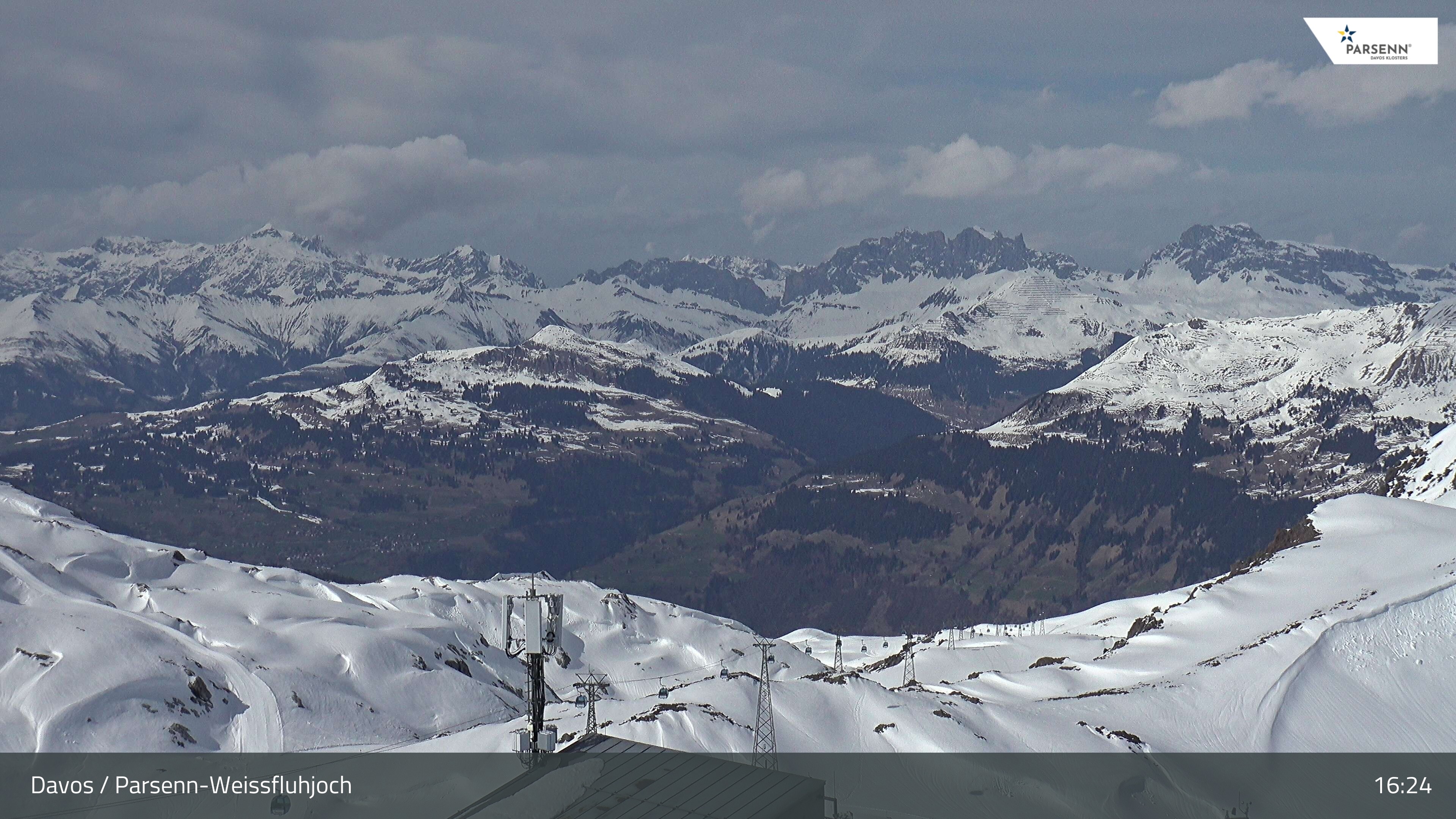Archiv Foto Webcam Weissfluhjoch - Schifer