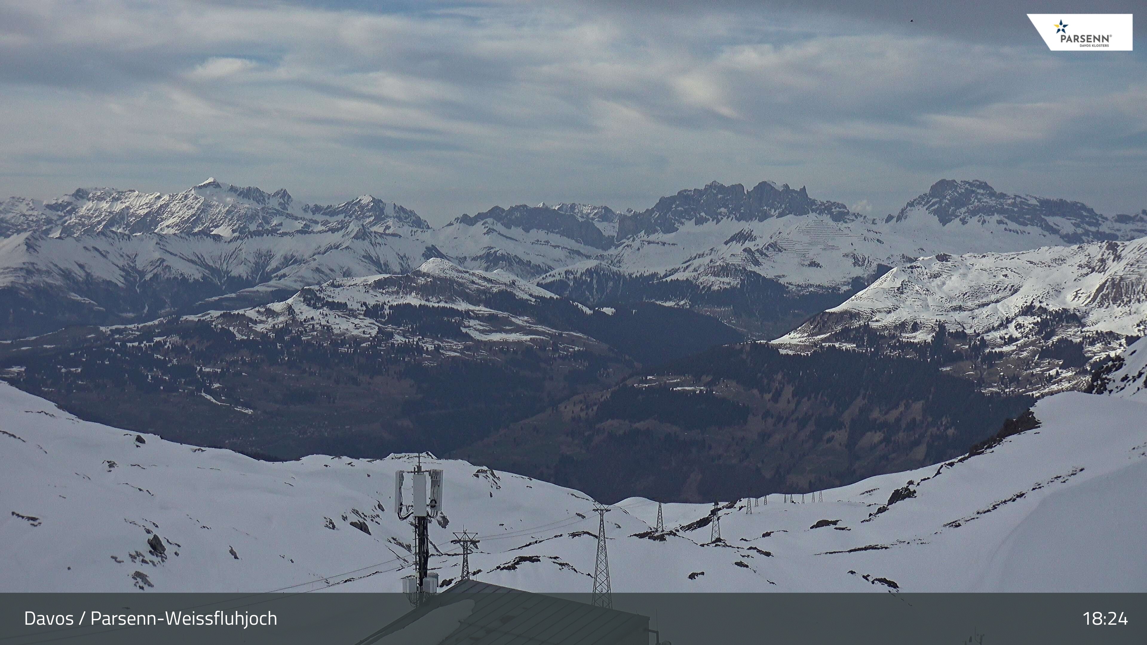 Archiv Foto Webcam Weissfluhjoch - Schifer