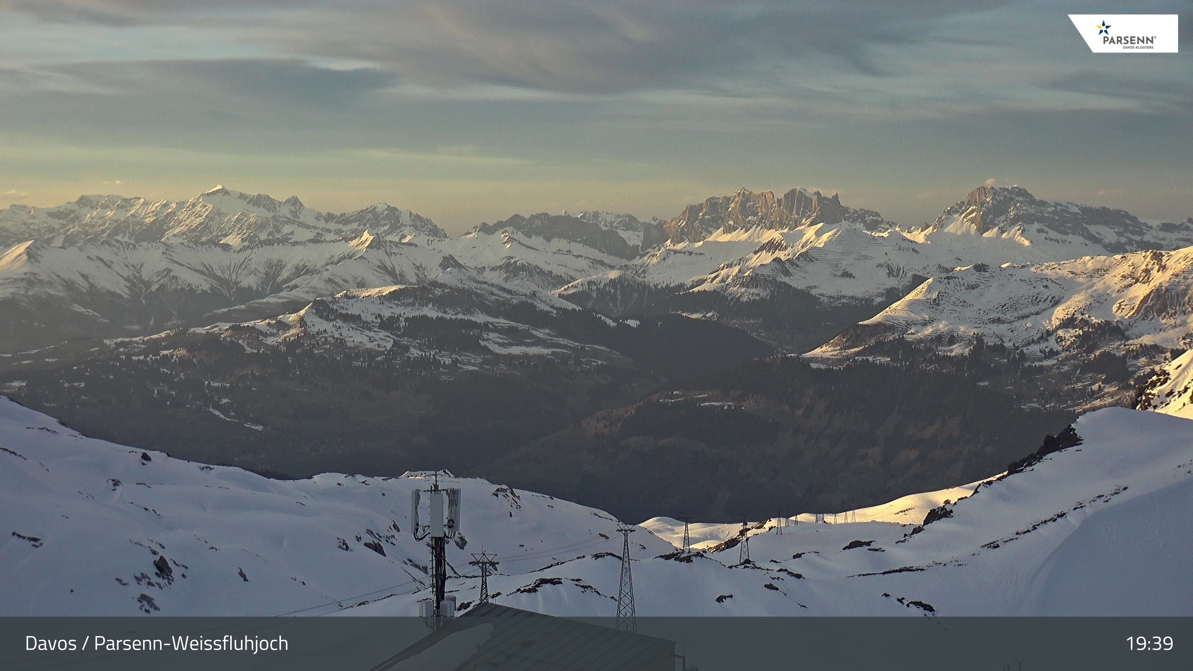 Archiv Foto Webcam Weissfluhjoch - Schifer