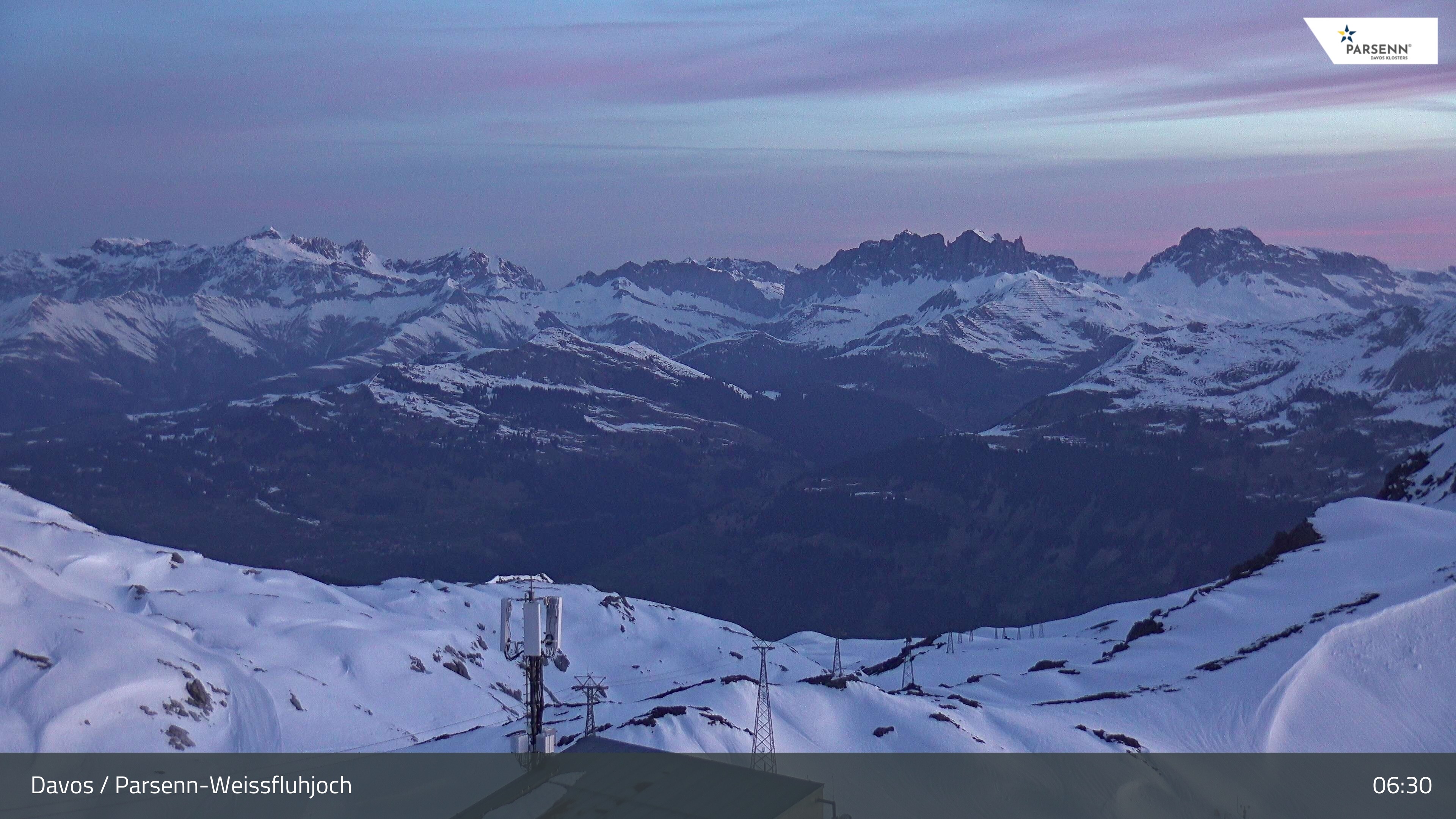 Archiv Foto Webcam Weissfluhjoch - Schifer