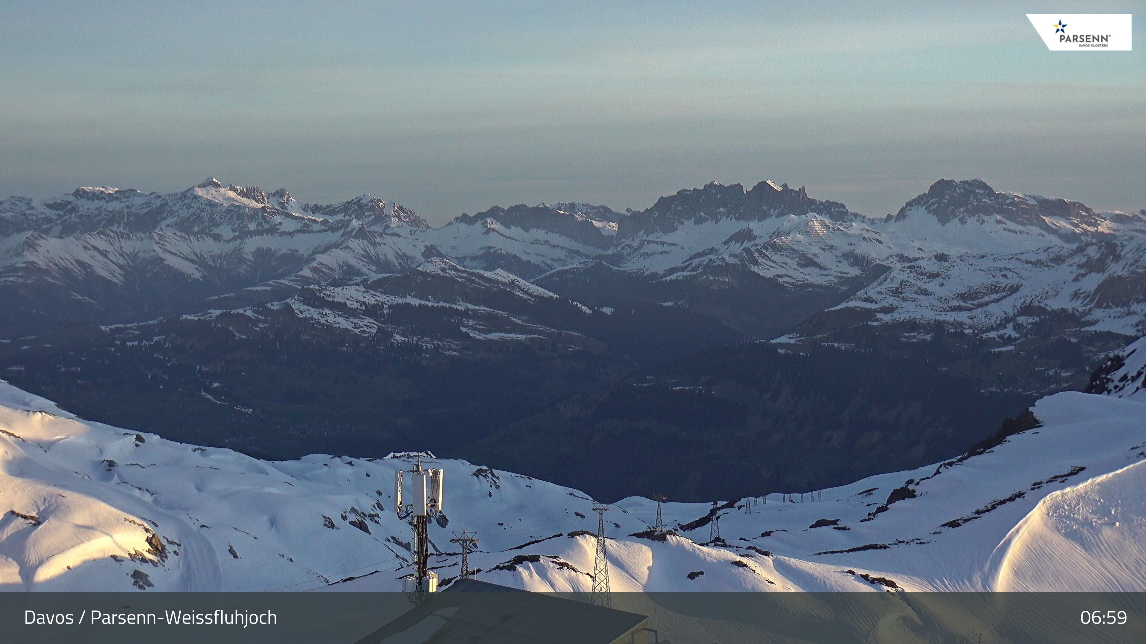 Archiv Foto Webcam Weissfluhjoch - Schifer