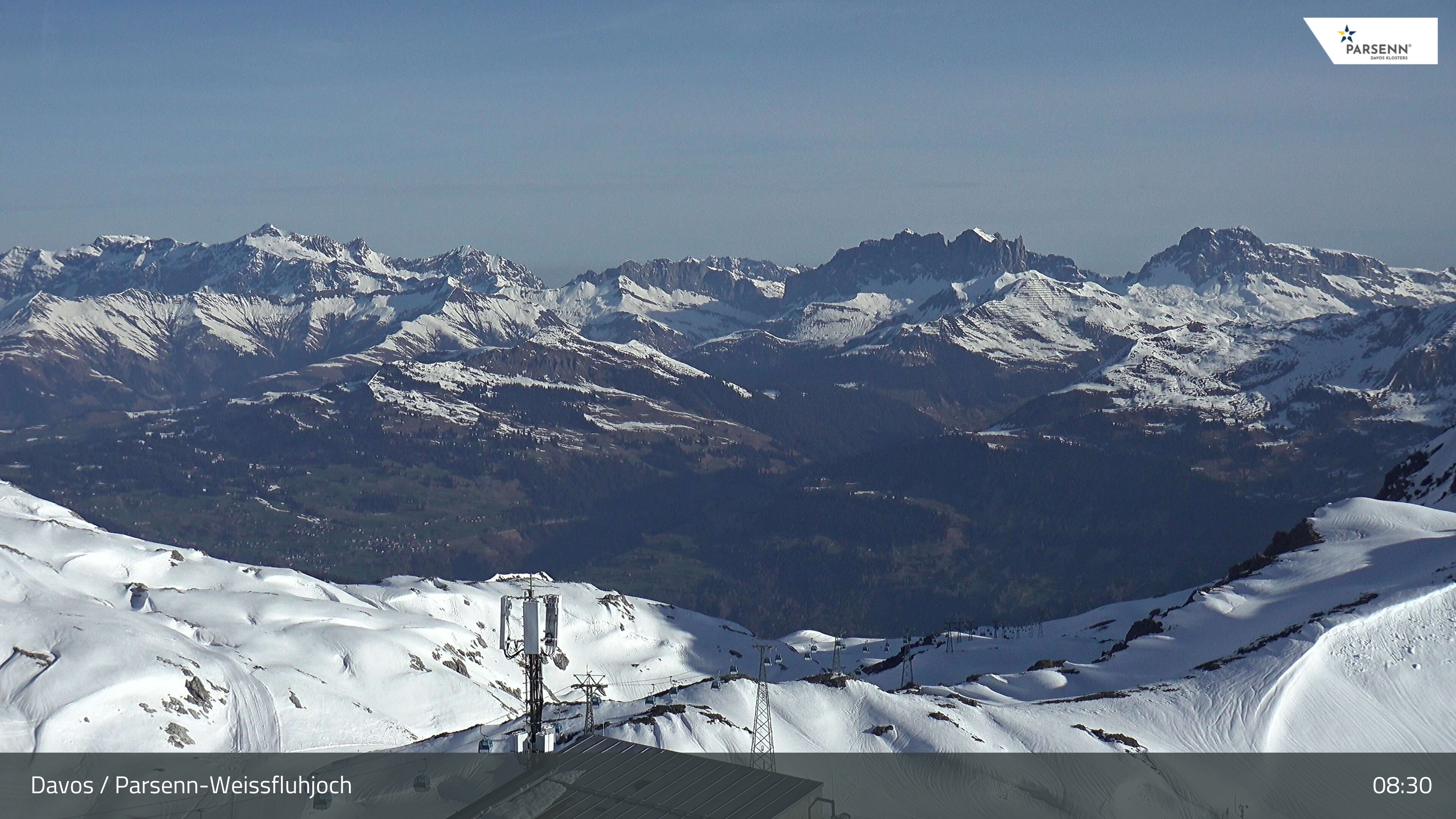 Archiv Foto Webcam Weissfluhjoch - Schifer