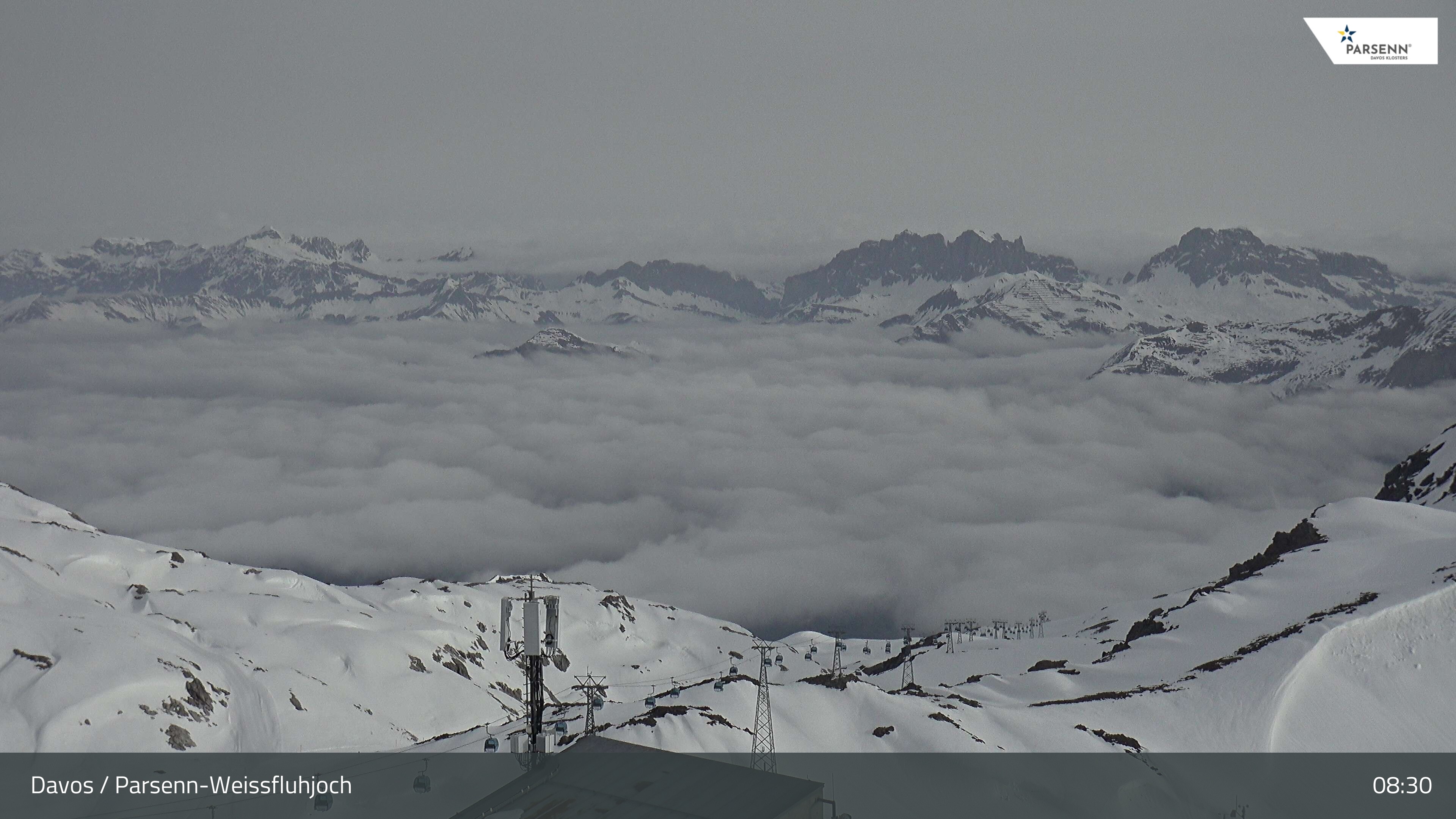 Archiv Foto Webcam Weissfluhjoch - Schifer