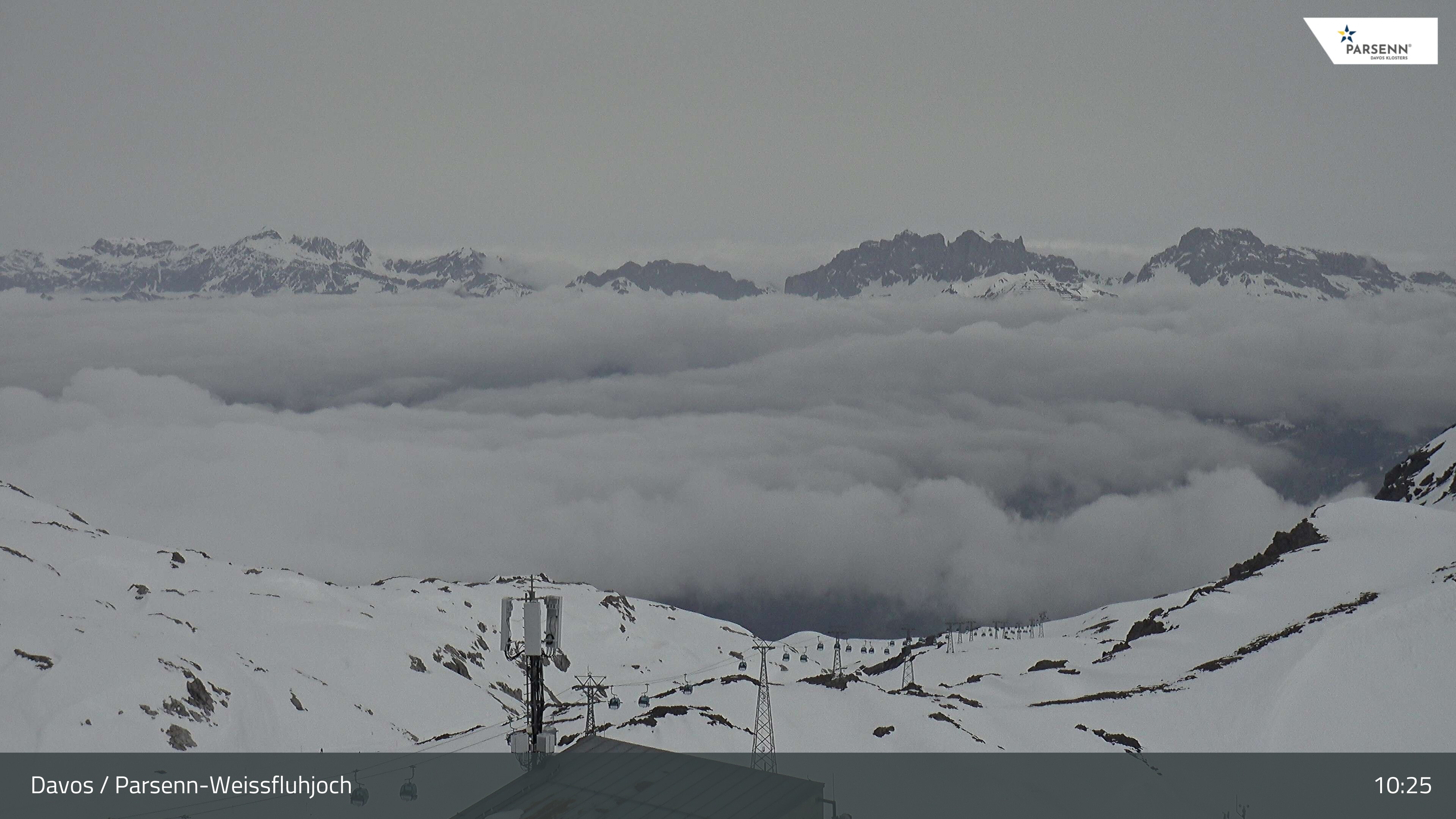 Archiv Foto Webcam Weissfluhjoch - Schifer