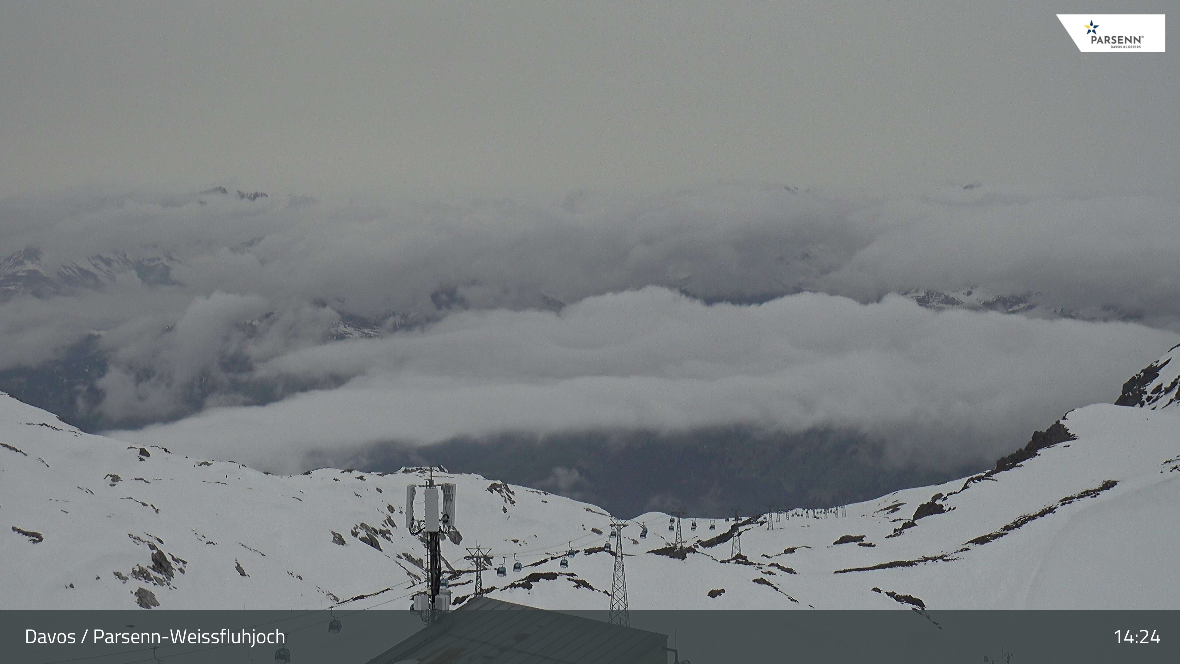 Archiv Foto Webcam Weissfluhjoch - Schifer