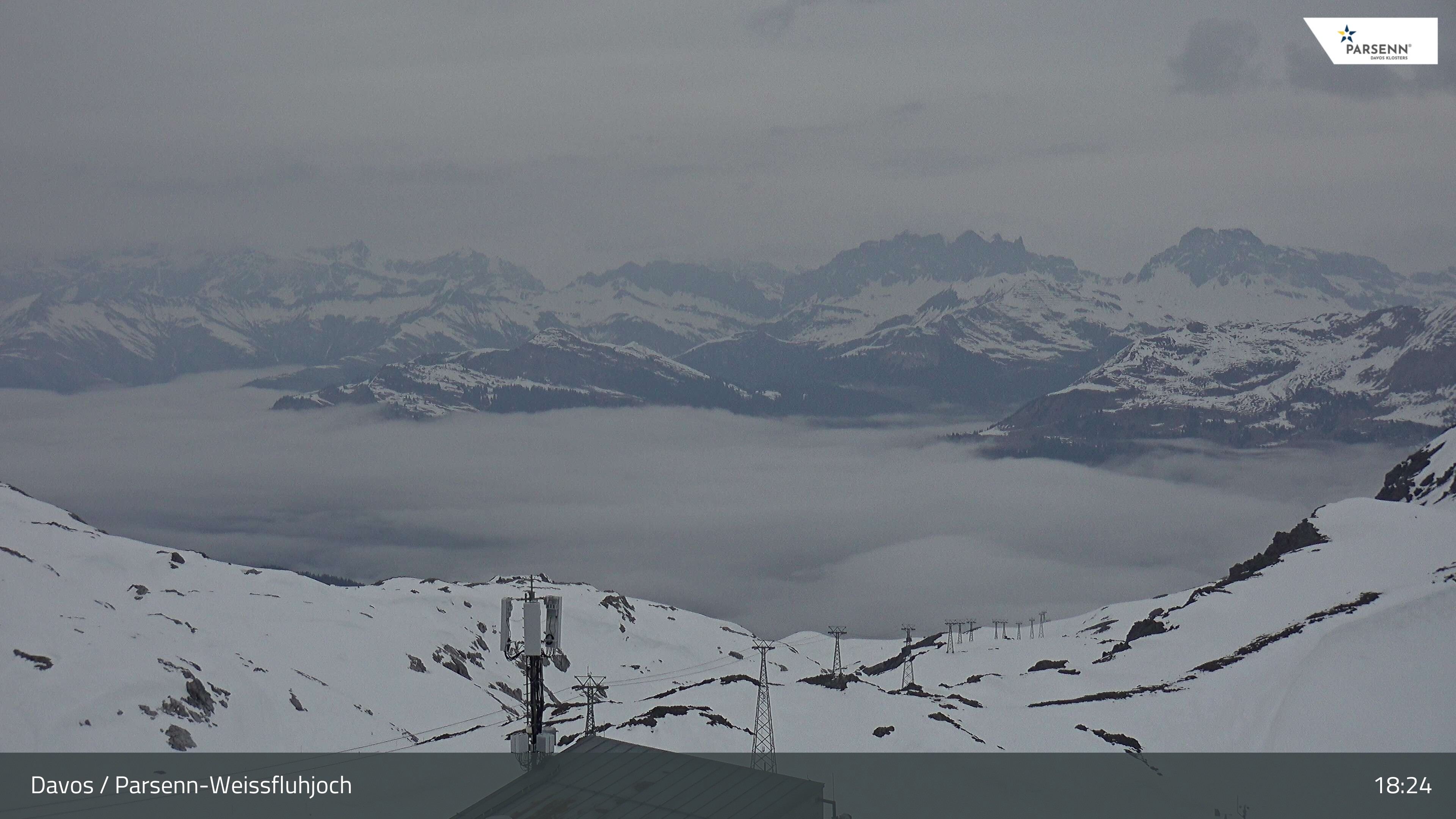 Archiv Foto Webcam Weissfluhjoch - Schifer
