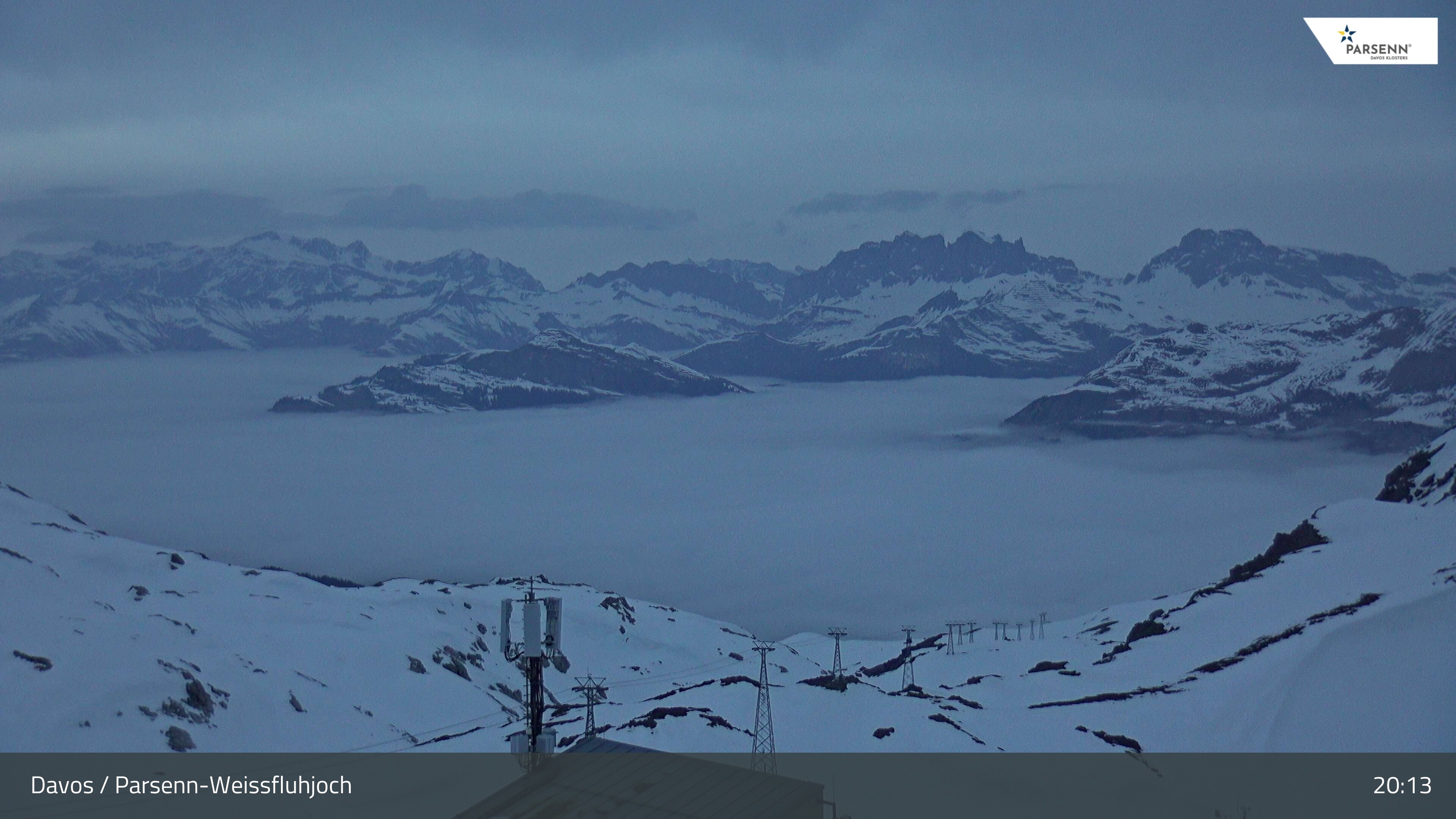 Archiv Foto Webcam Weissfluhjoch - Schifer