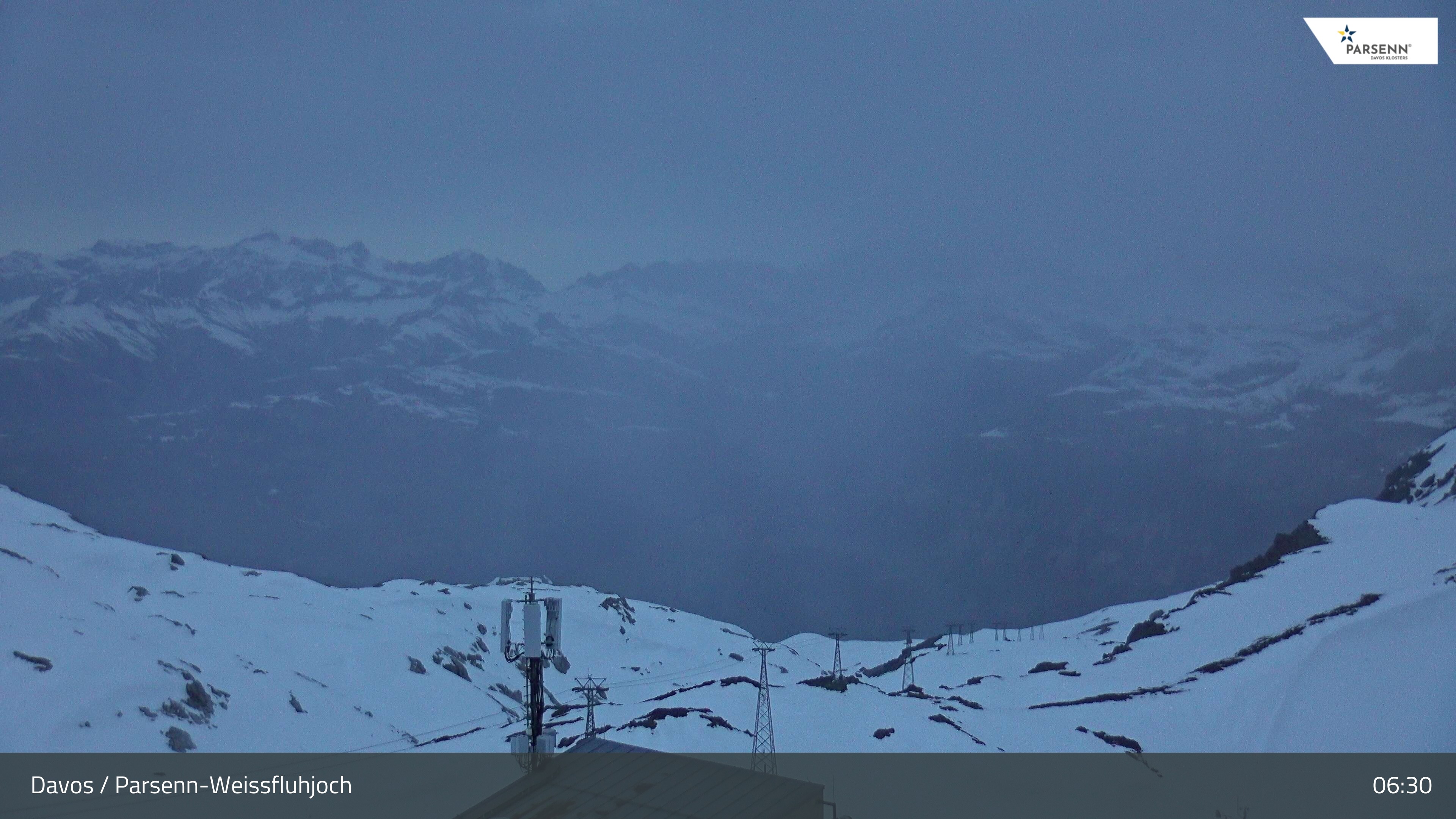 Archived image Webcam Weissfluhjoch, Davos Klosters