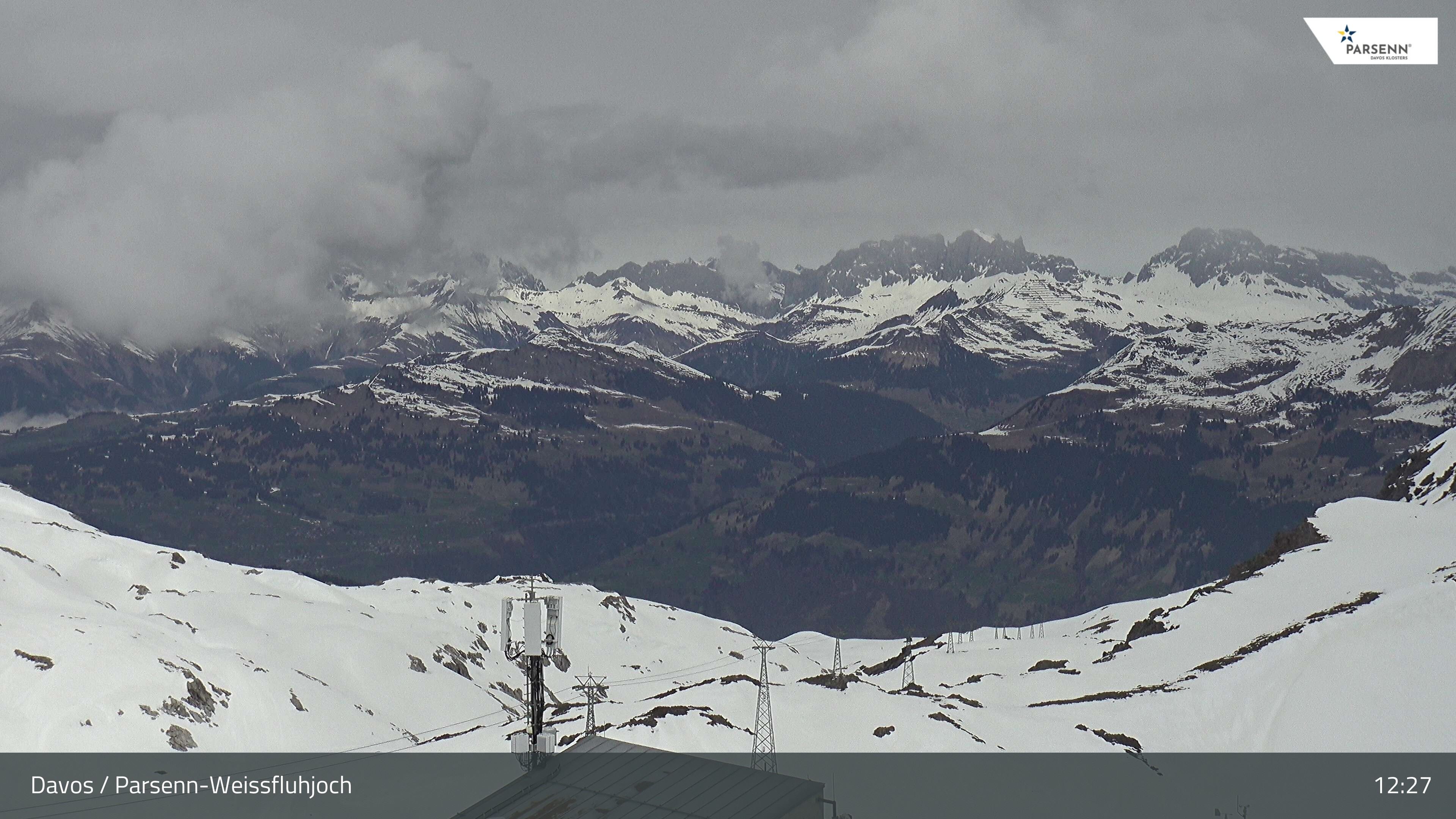 Archiv Foto Webcam Weissfluhjoch - Schifer