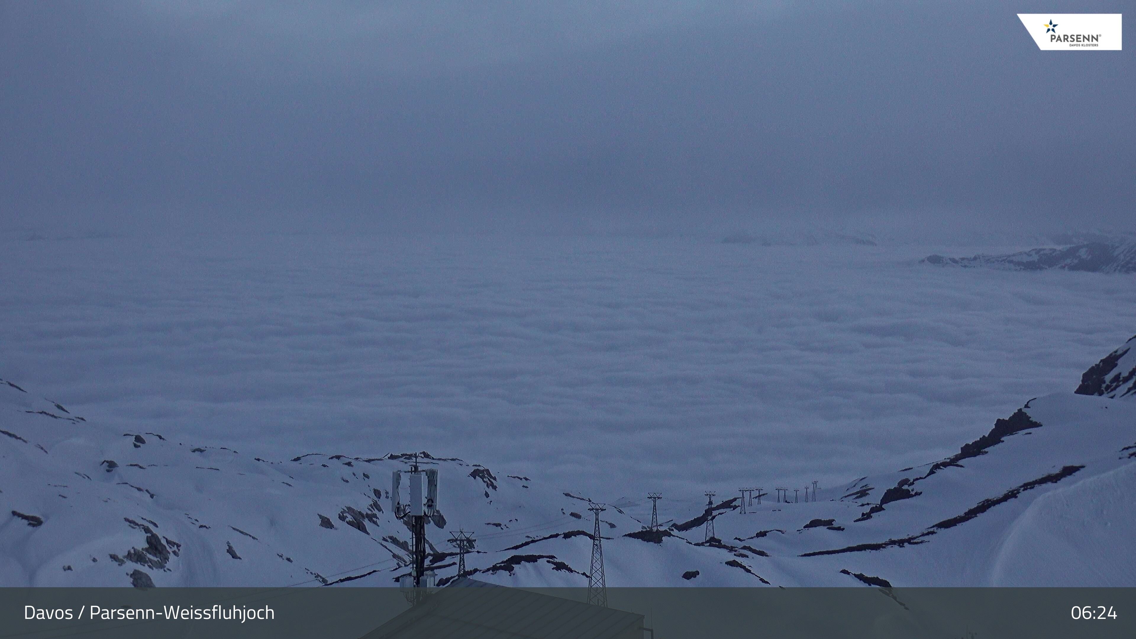 Archived image Webcam Weissfluhjoch, Davos Klosters
