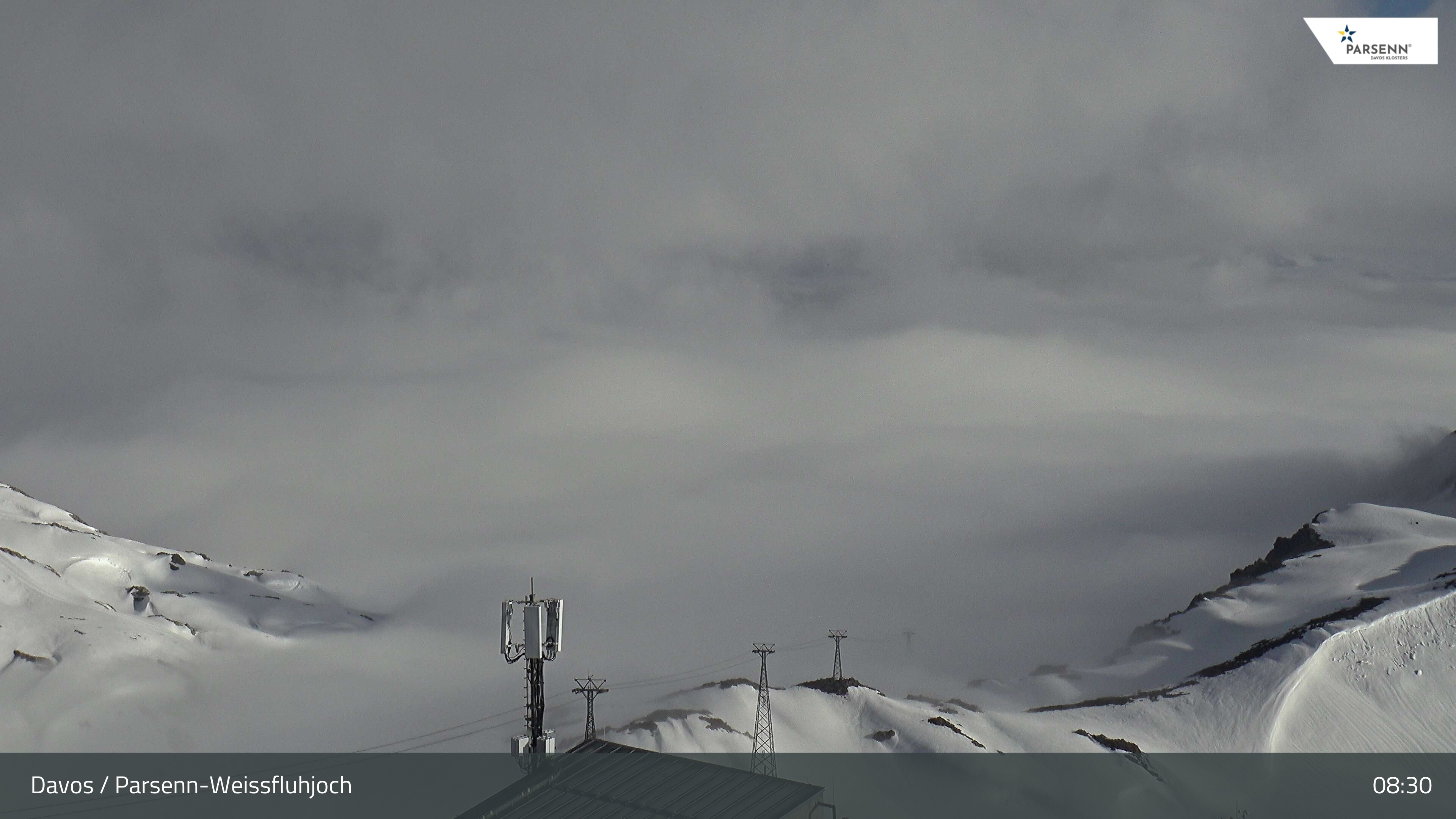 Archived image Webcam Weissfluhjoch, Davos Klosters