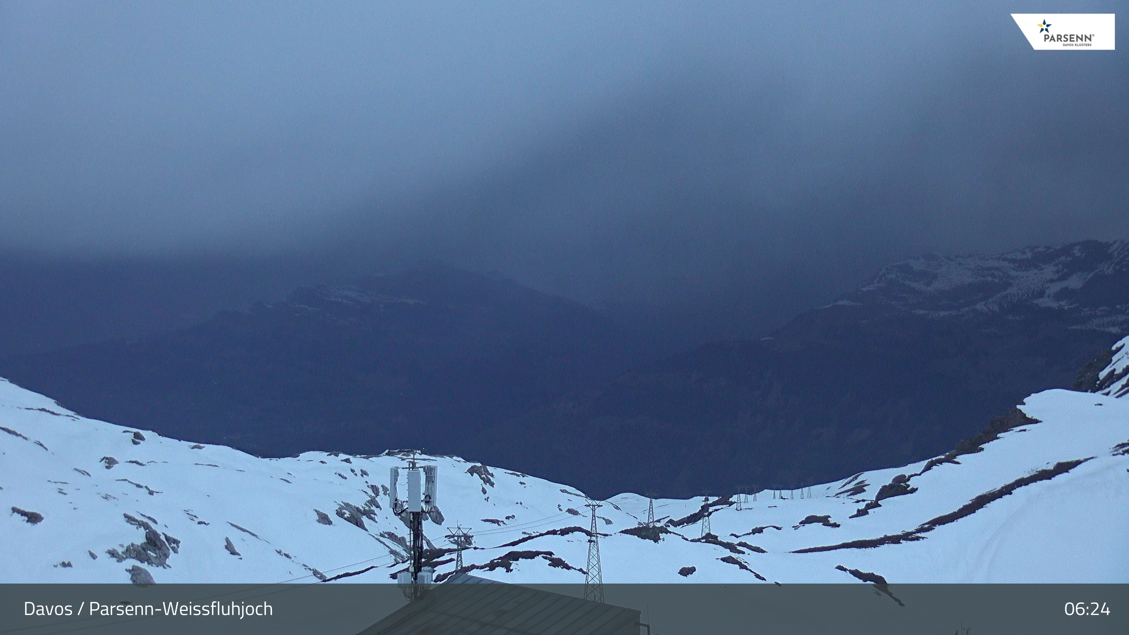 Archived image Webcam Weissfluhjoch, Davos Klosters