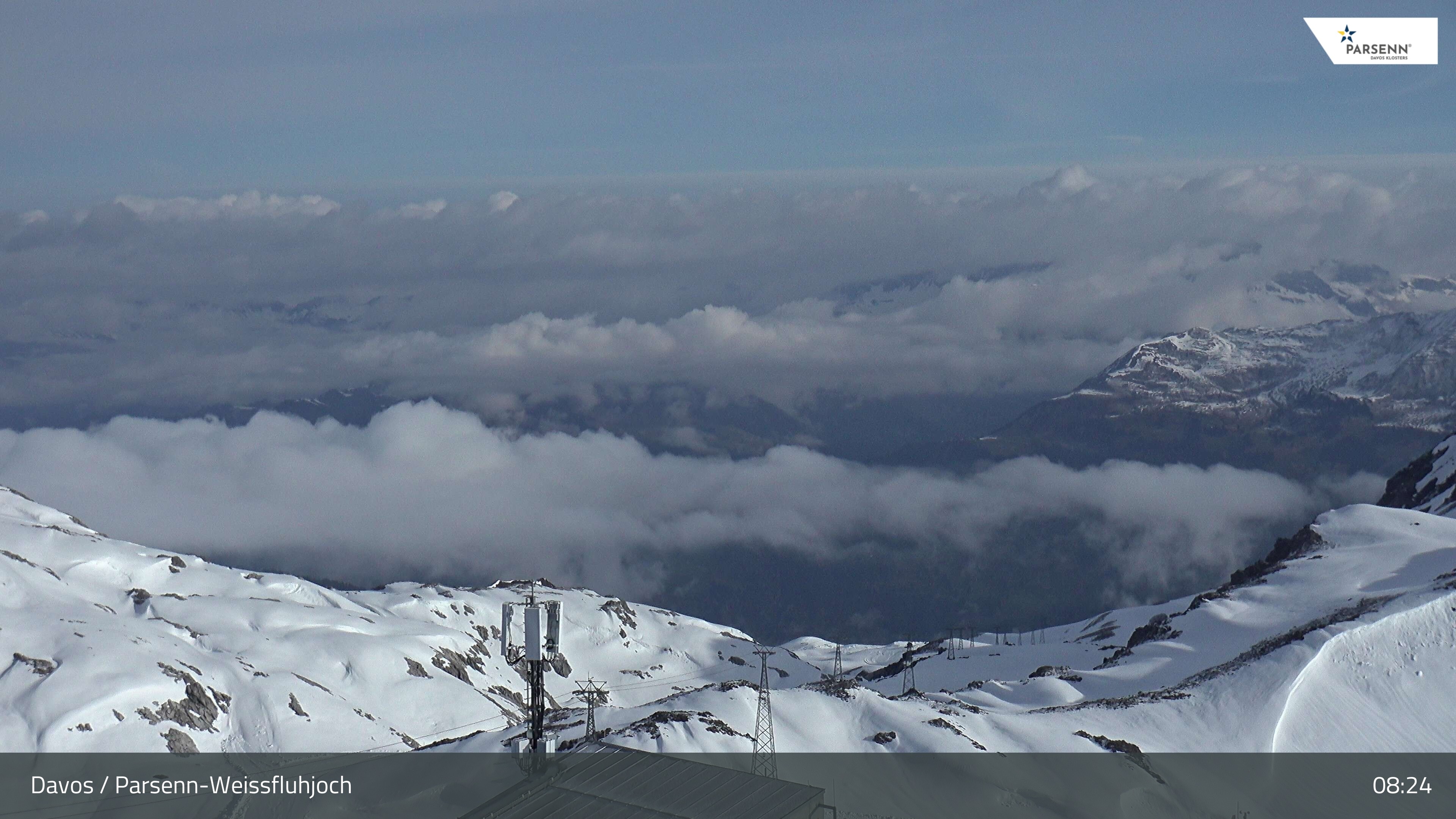 Archiv Foto Webcam Weissfluhjoch - Schifer