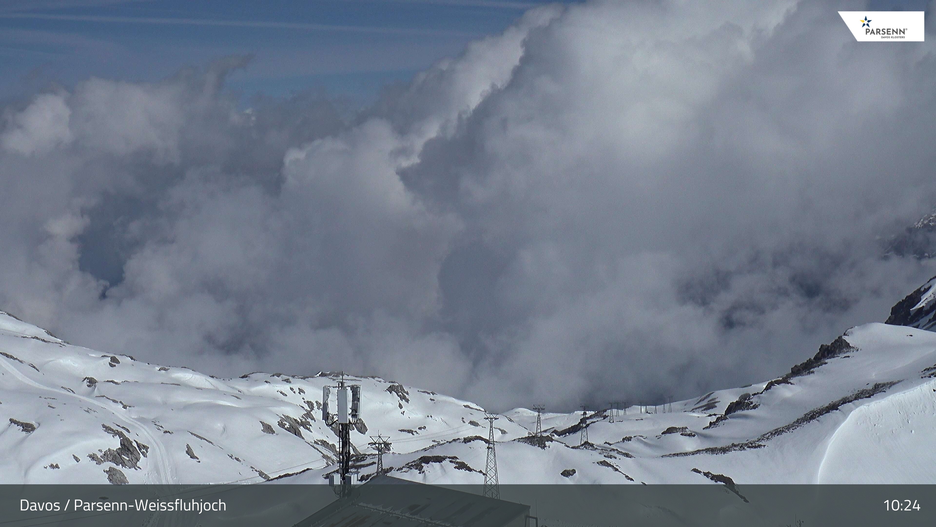 Archiv Foto Webcam Weissfluhjoch - Schifer