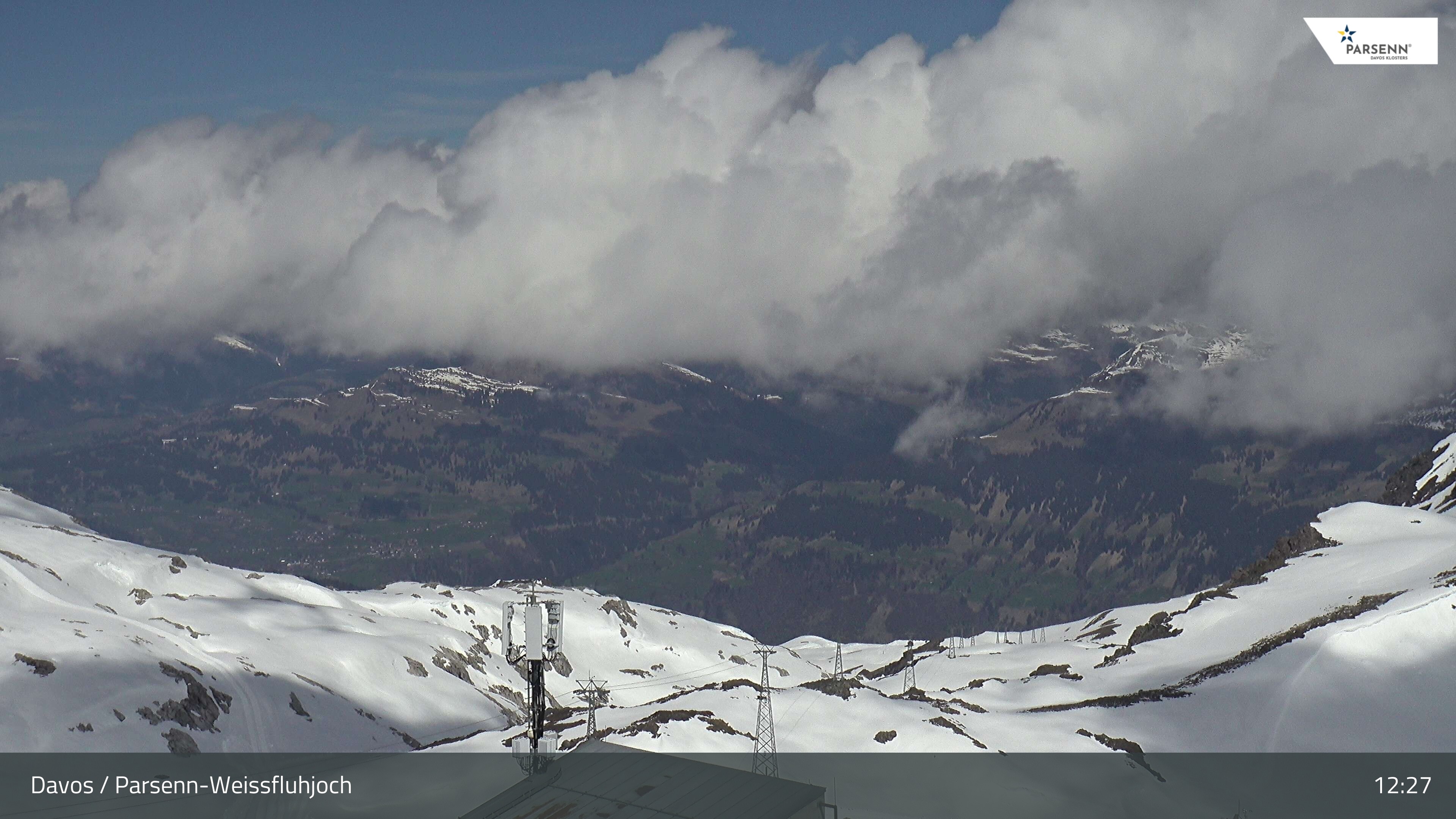 Archiv Foto Webcam Weissfluhjoch - Schifer