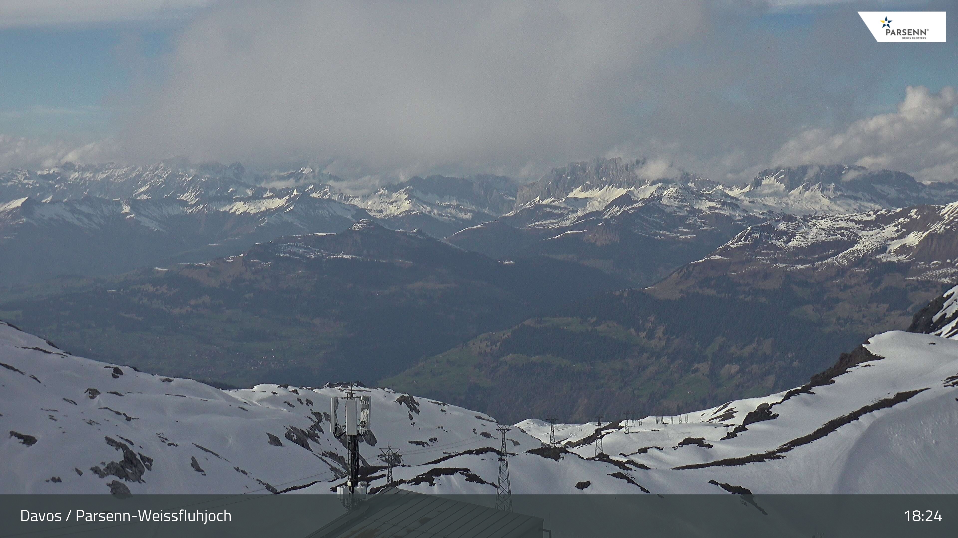 Archiv Foto Webcam Weissfluhjoch - Schifer
