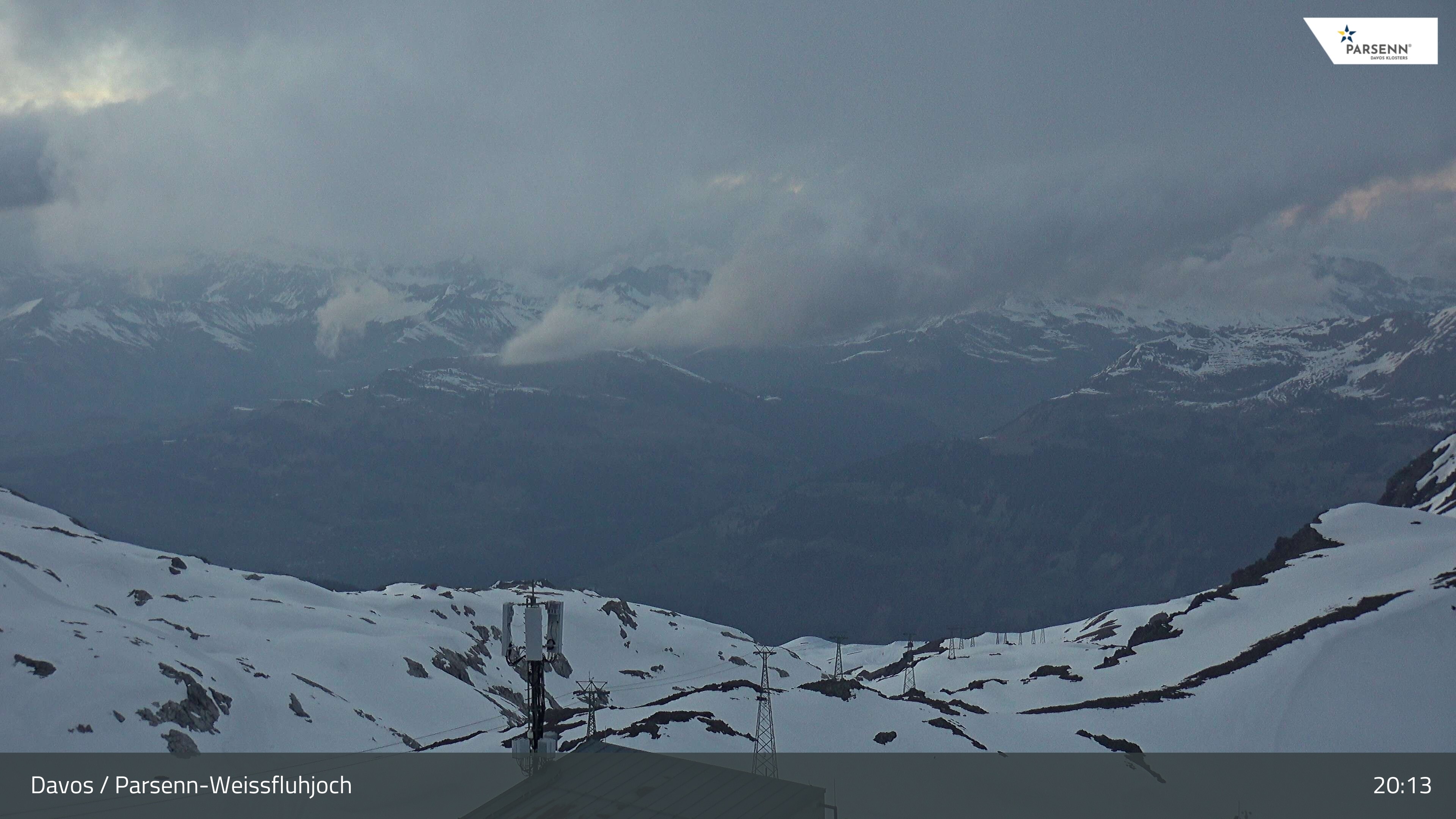 Archiv Foto Webcam Weissfluhjoch - Schifer