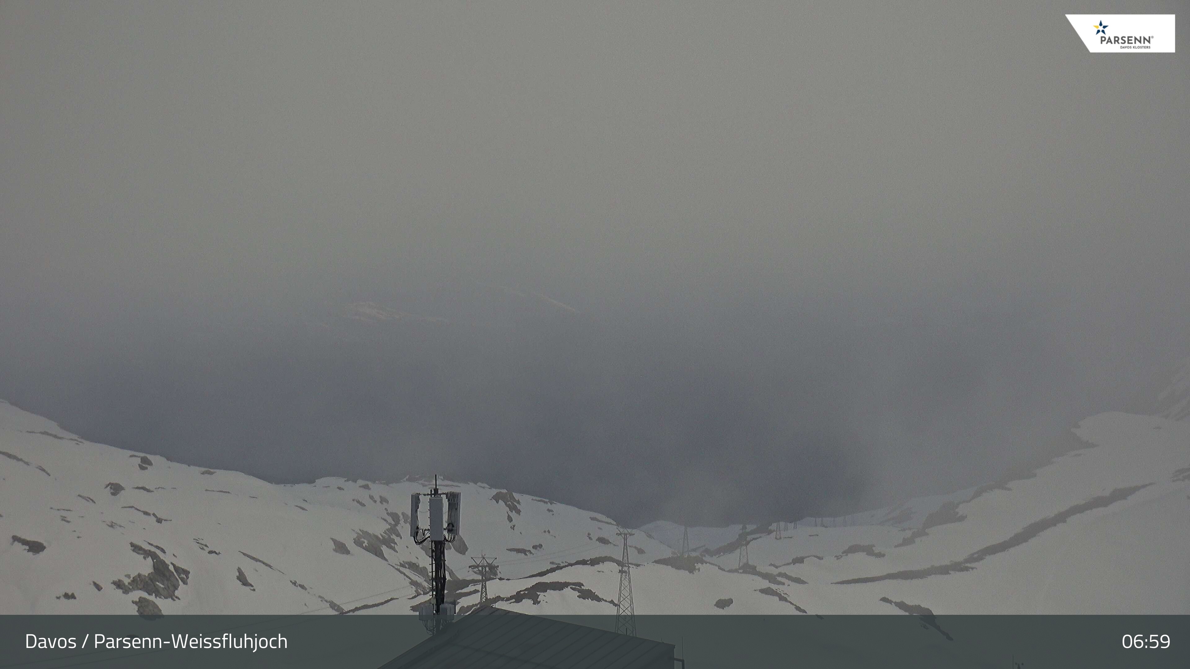 Archived image Webcam Weissfluhjoch, Davos Klosters