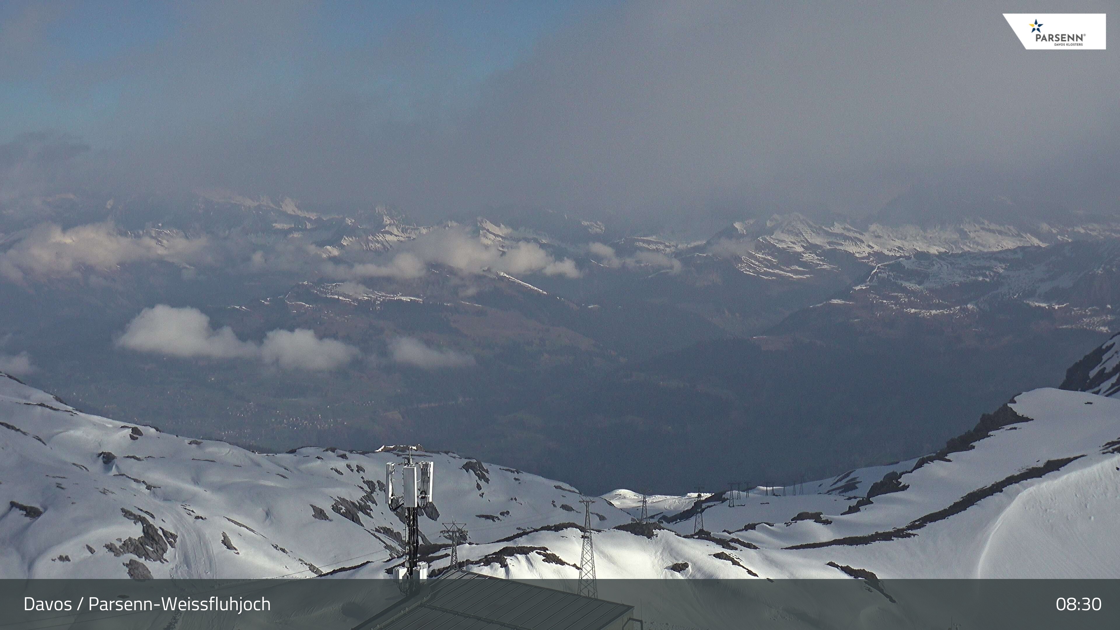 Archived image Webcam Weissfluhjoch, Davos Klosters