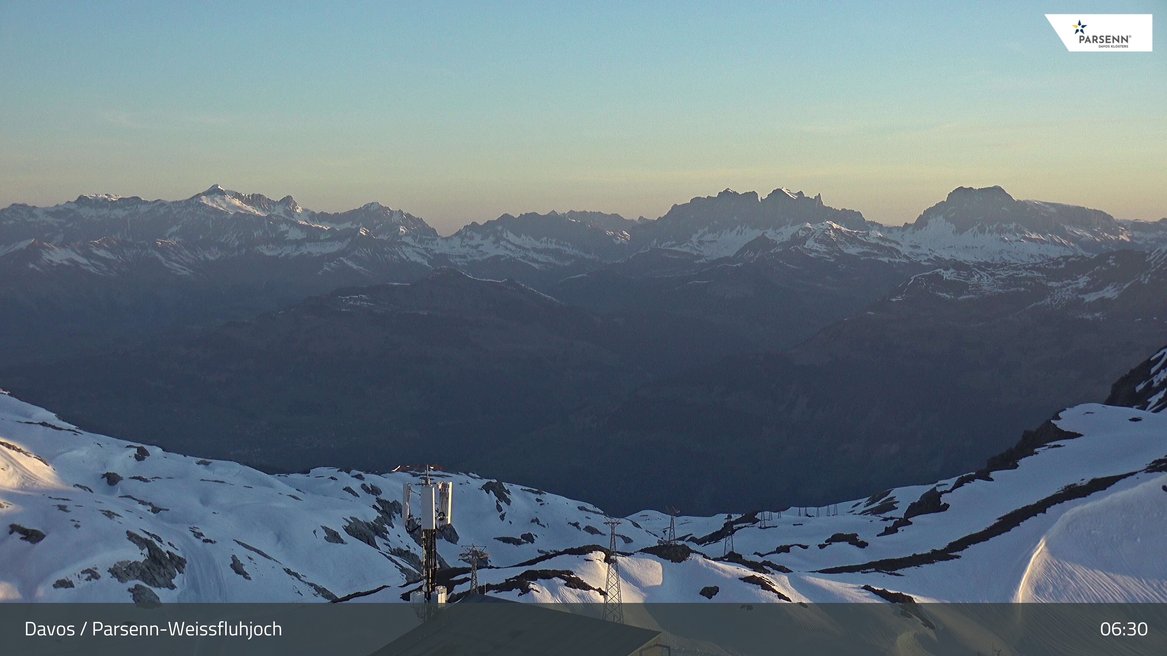 Archiv Foto Webcam Weissfluhjoch - Schifer