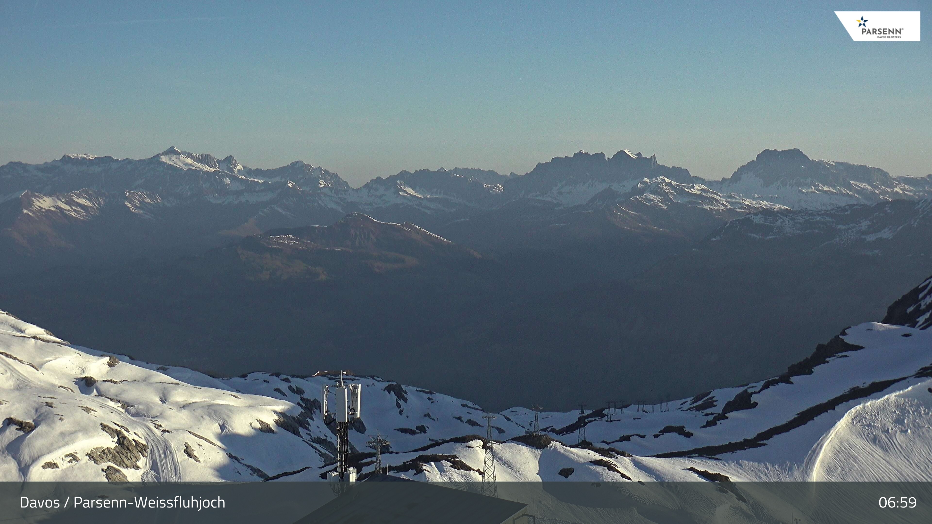 Archiv Foto Webcam Weissfluhjoch - Schifer