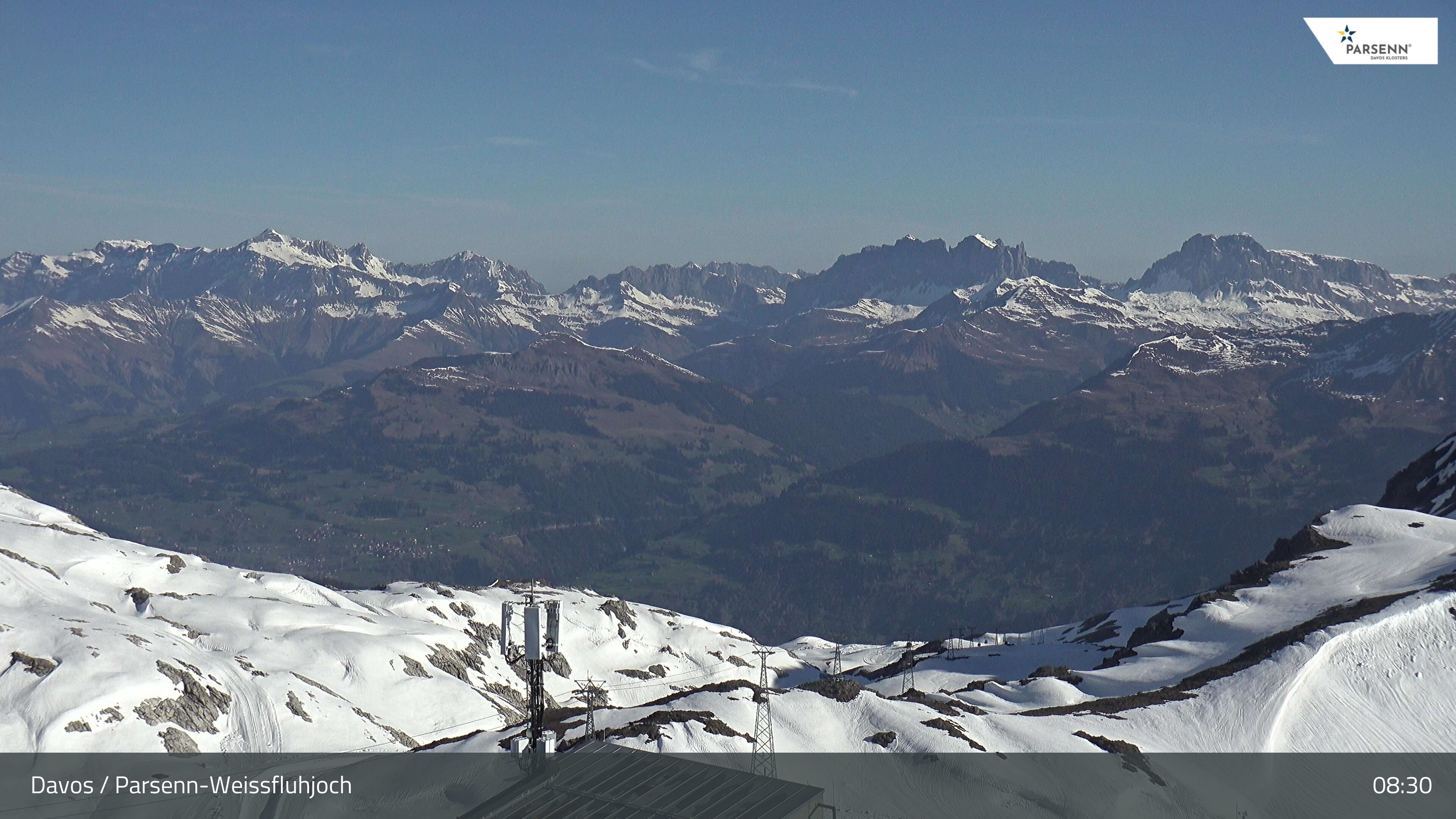 Archiv Foto Webcam Weissfluhjoch - Schifer