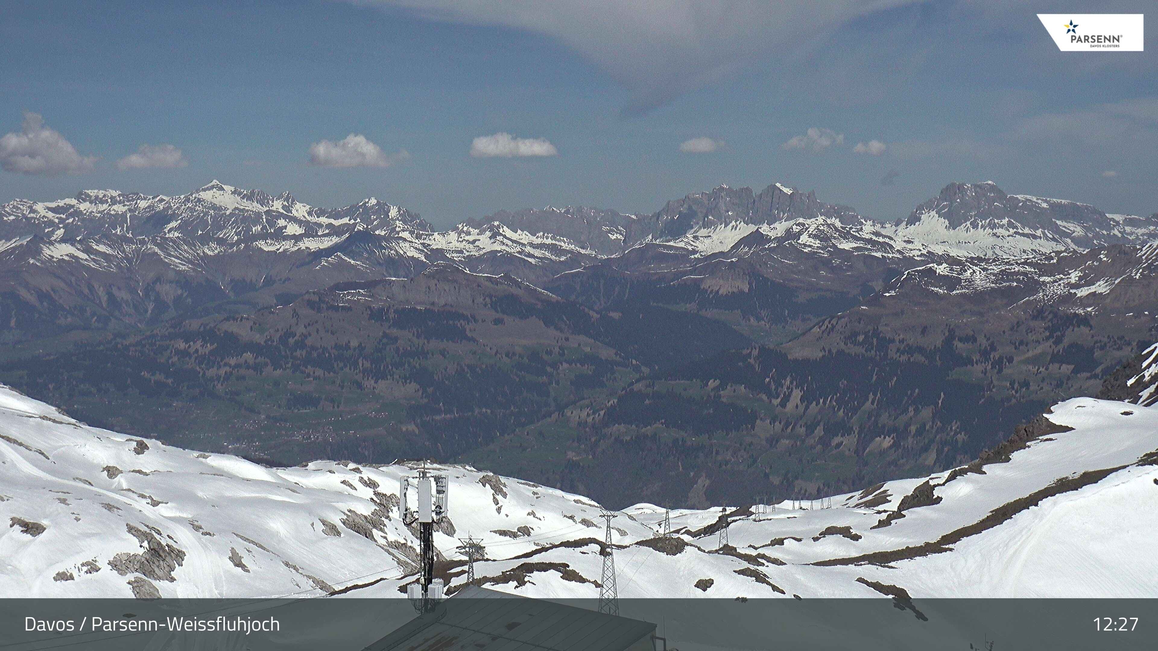 Archiv Foto Webcam Weissfluhjoch - Schifer
