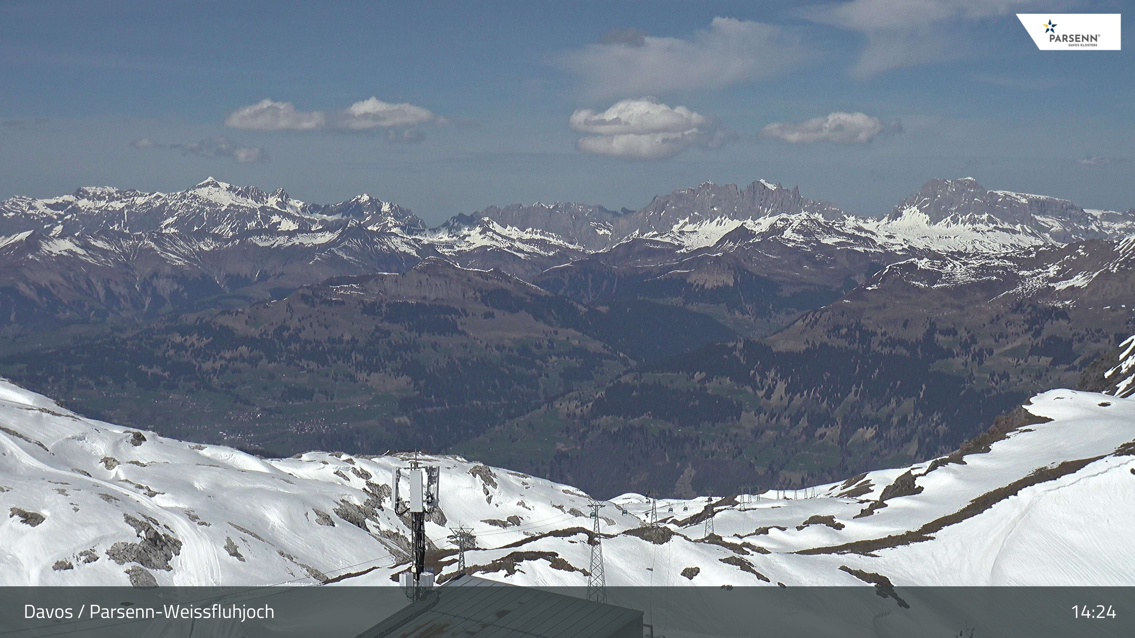 Archived image Webcam Weissfluhjoch, Davos Klosters