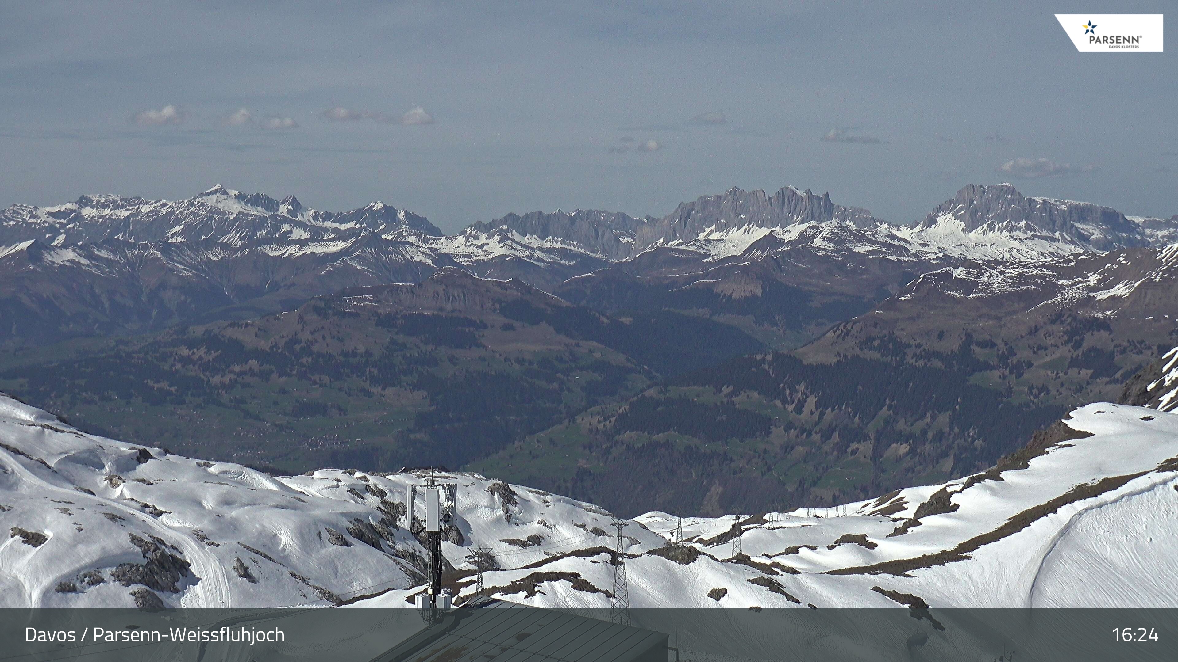 Archived image Webcam Weissfluhjoch, Davos Klosters