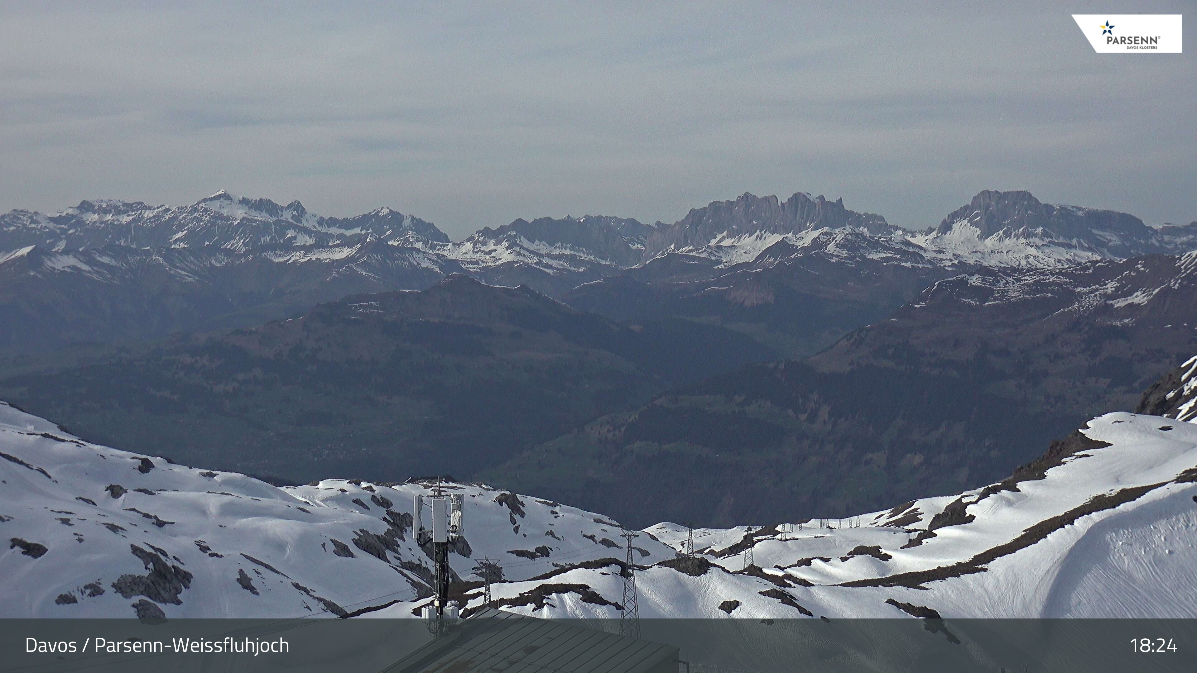 Archived image Webcam Weissfluhjoch, Davos Klosters