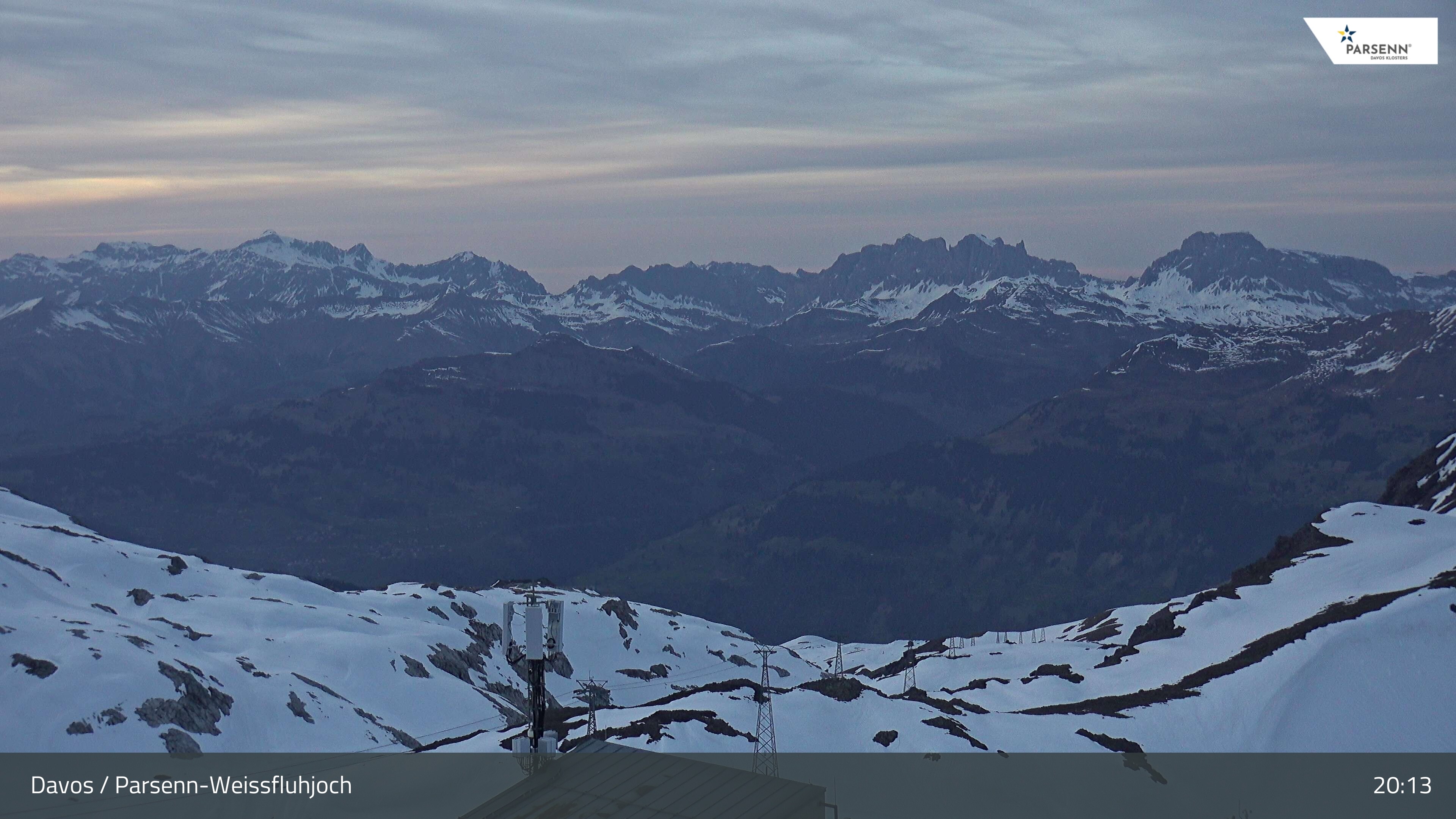 Archived image Webcam Weissfluhjoch, Davos Klosters