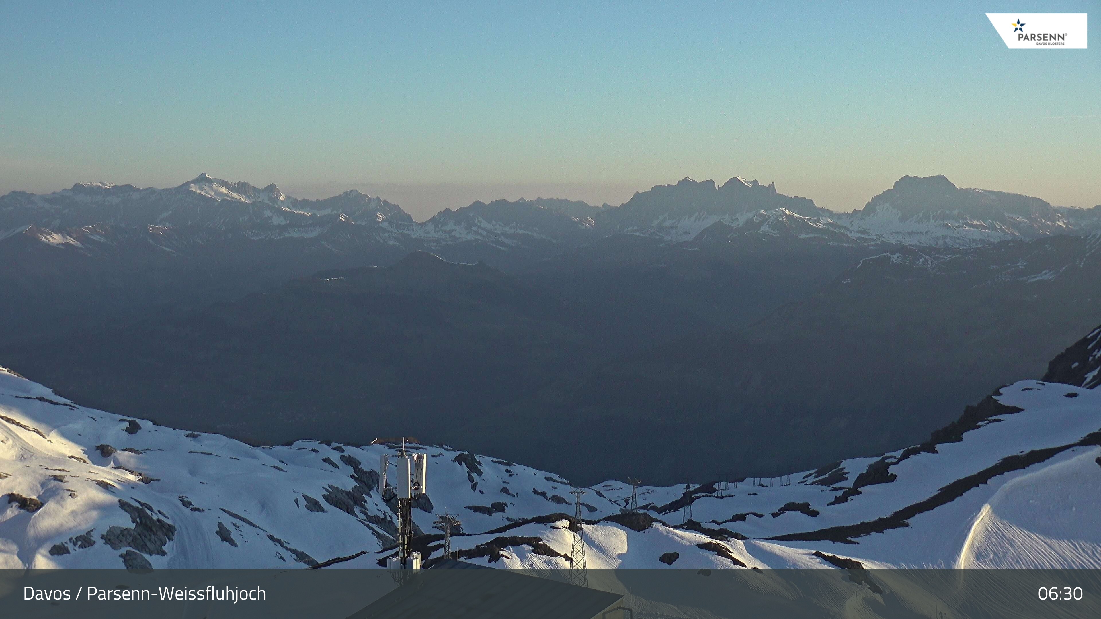Archiv Foto Webcam Weissfluhjoch - Schifer