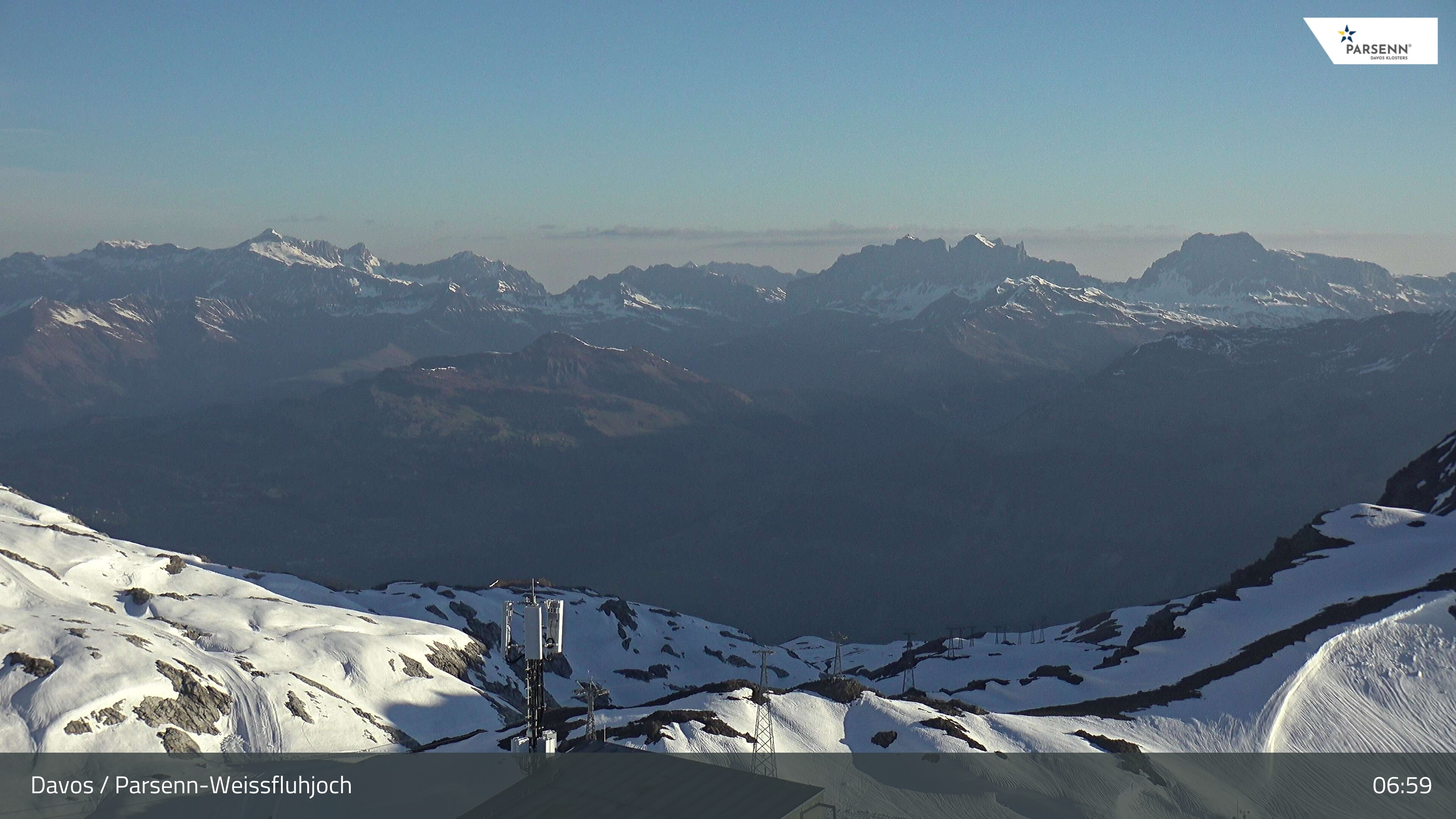 Archiv Foto Webcam Weissfluhjoch - Schifer