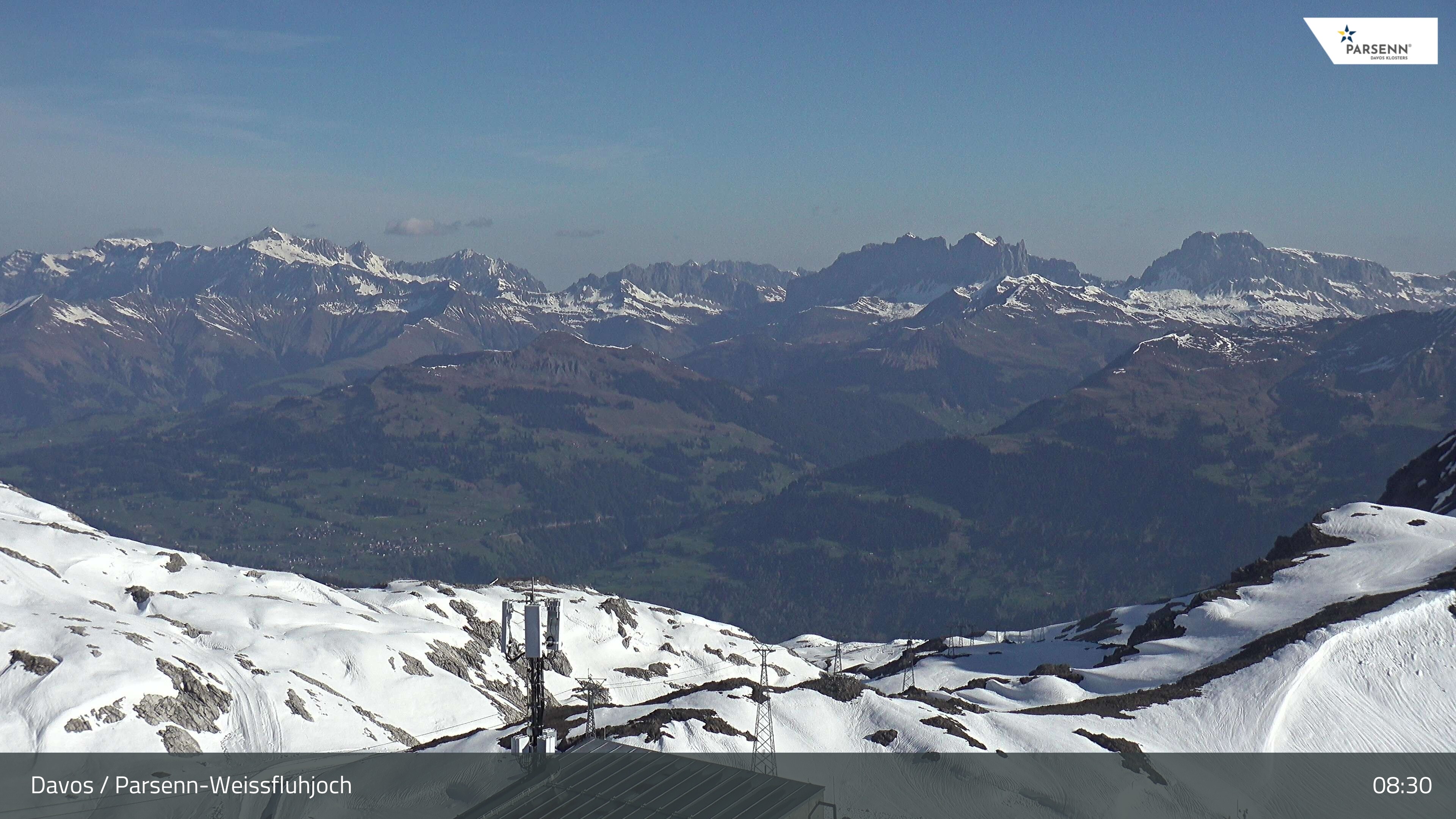 Archiv Foto Webcam Weissfluhjoch - Schifer