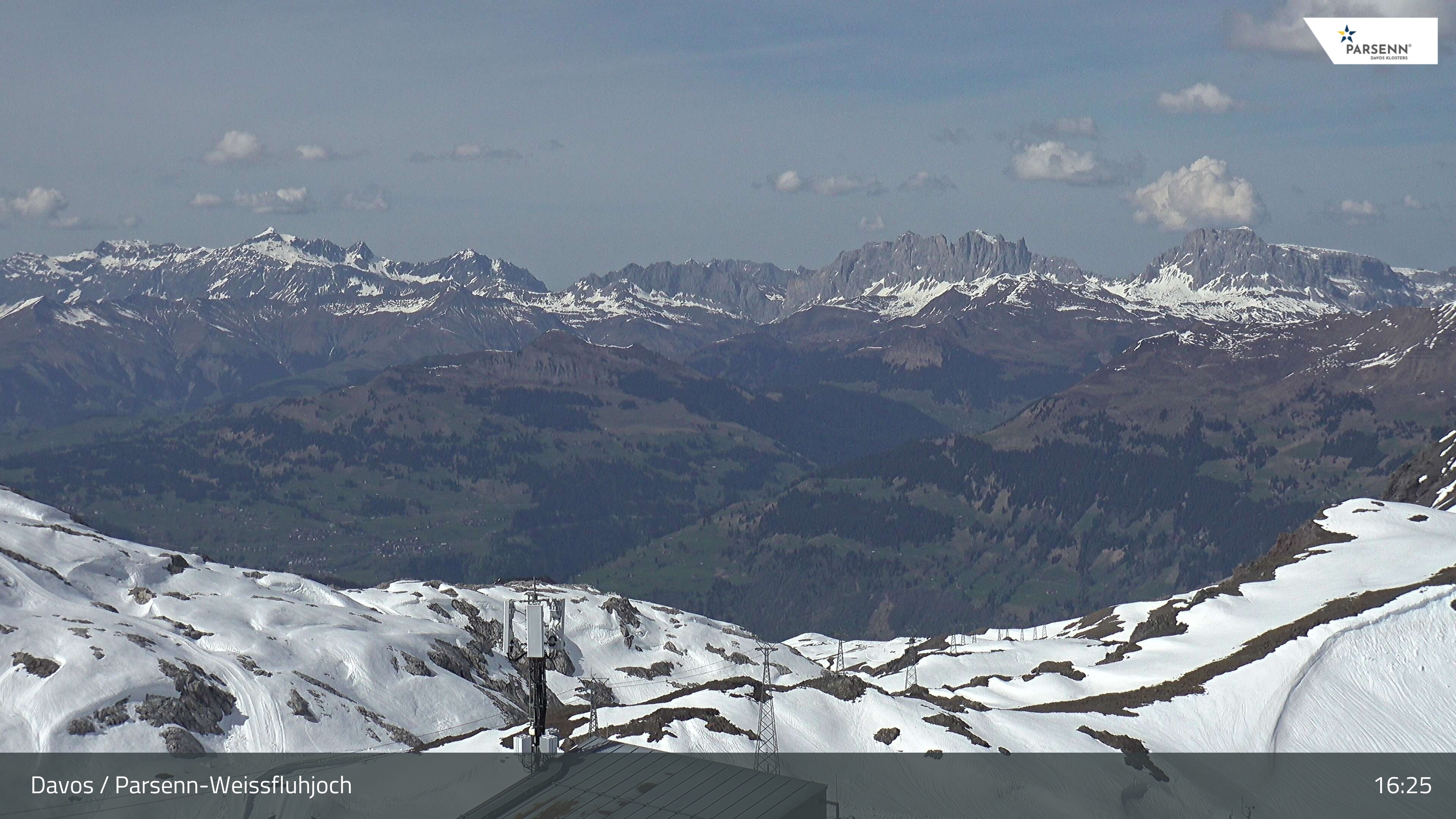 Archived image Webcam Weissfluhjoch, Davos Klosters