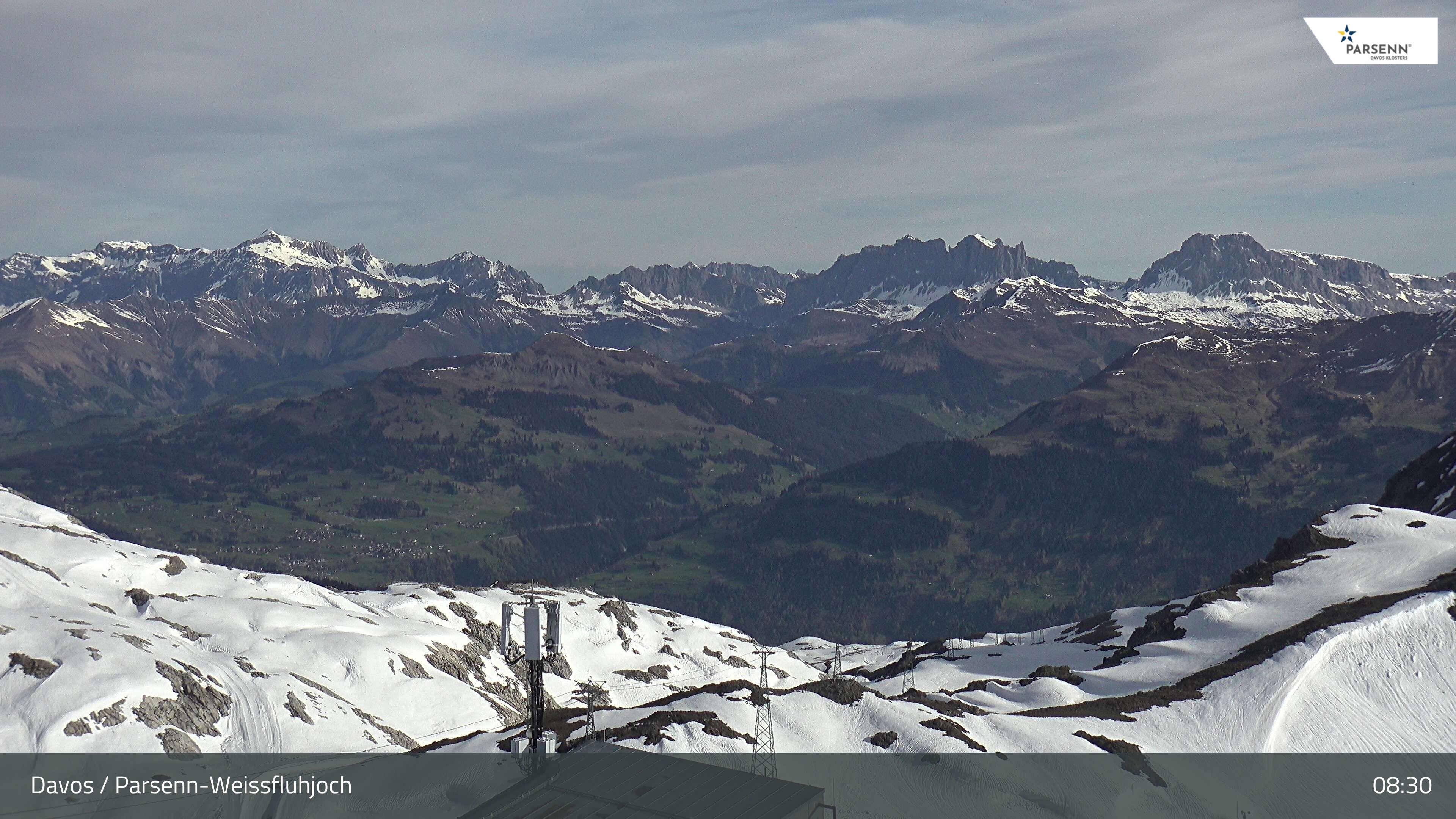 Archiv Foto Webcam Weissfluhjoch - Schifer