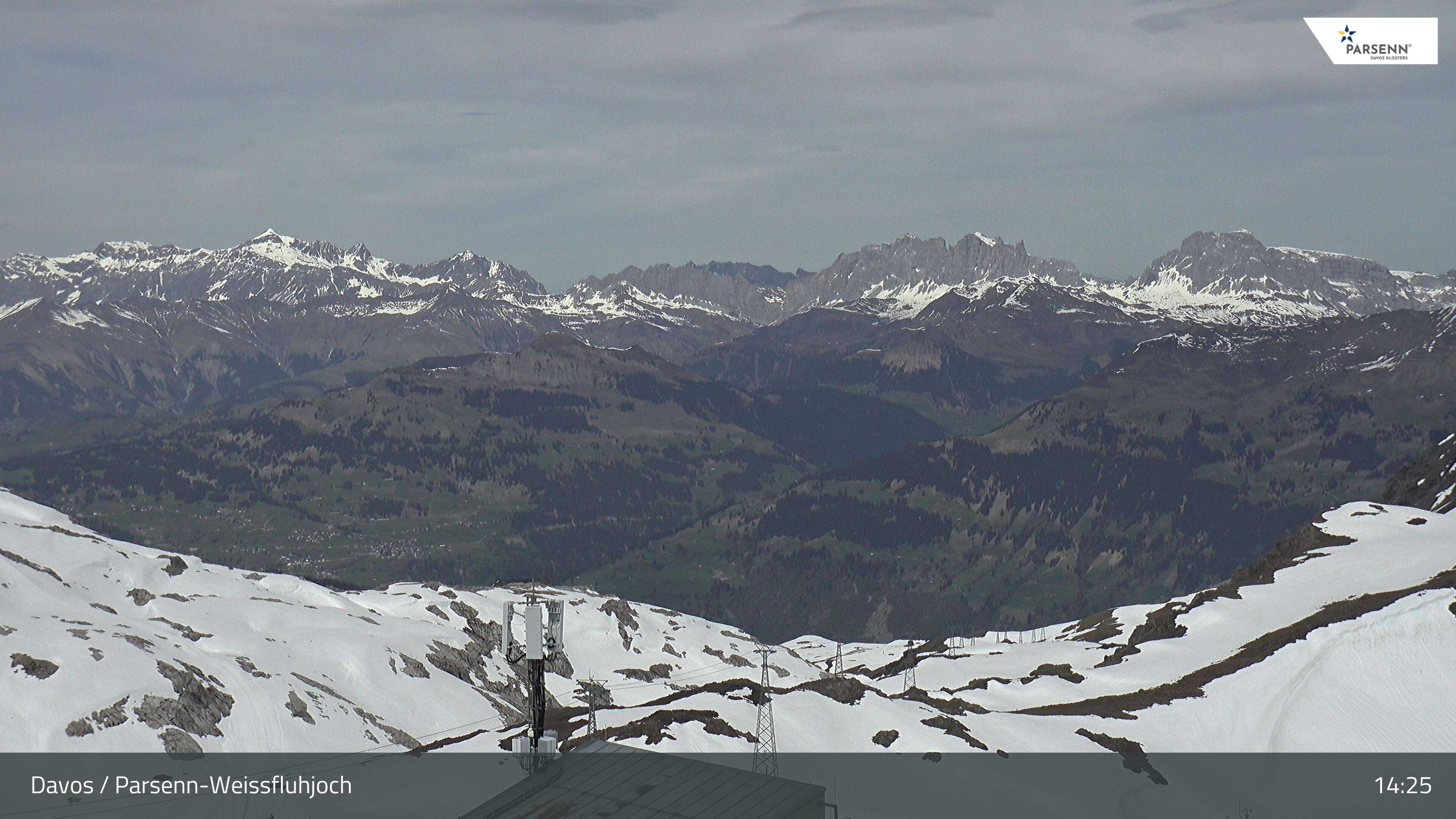 Archiv Foto Webcam Weissfluhjoch - Schifer