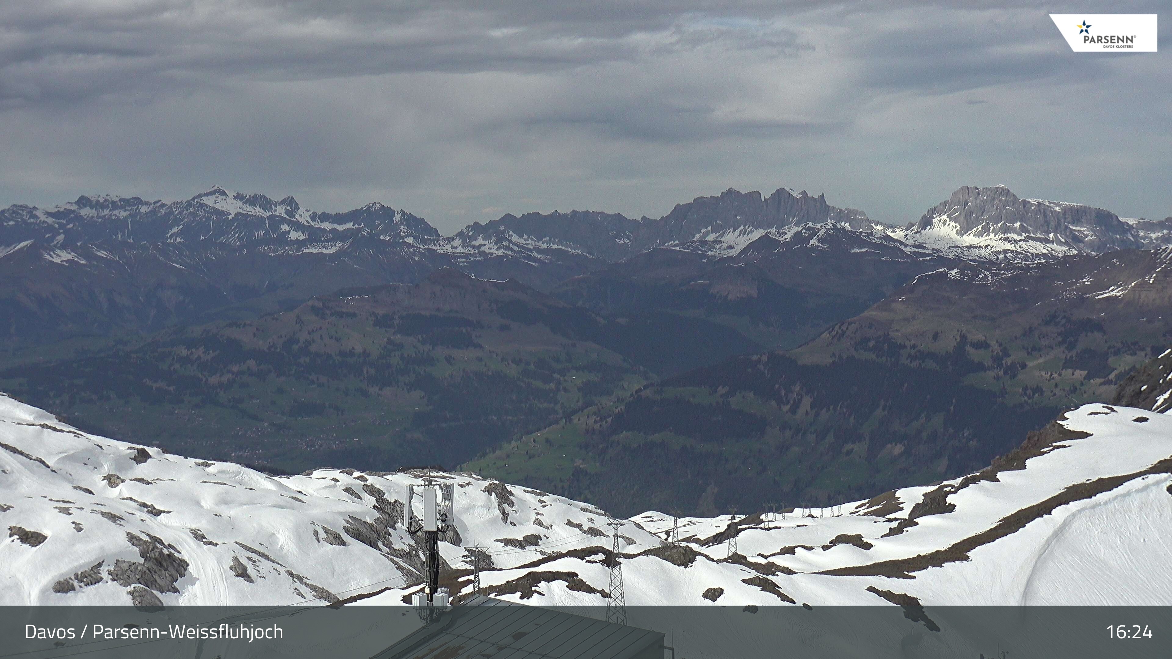 Archiv Foto Webcam Weissfluhjoch - Schifer
