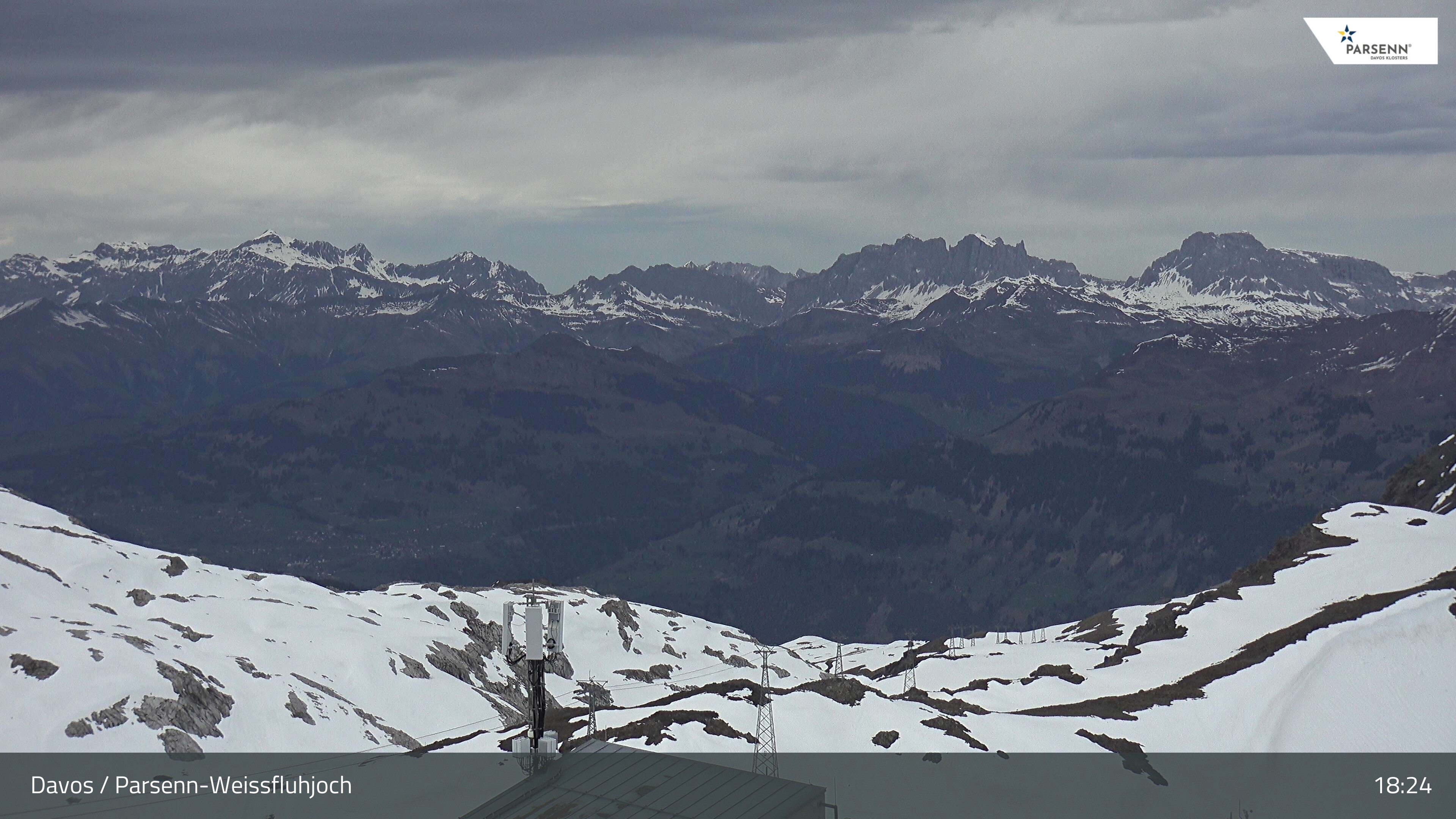 Archiv Foto Webcam Weissfluhjoch - Schifer