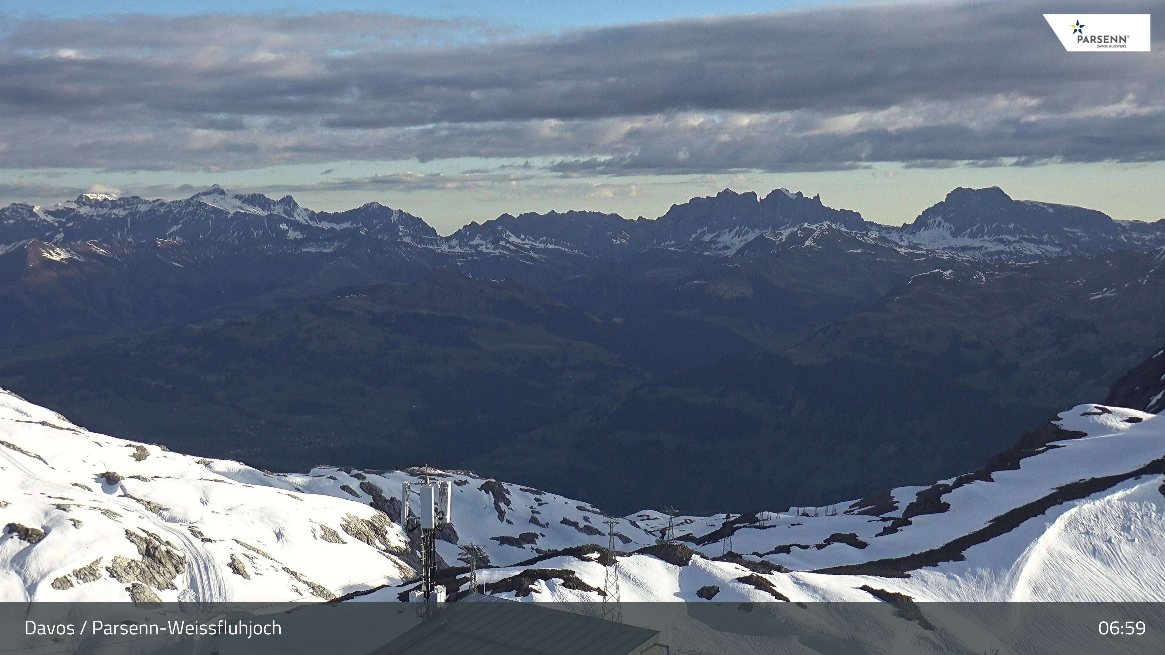 Archiv Foto Webcam Weissfluhjoch - Schifer