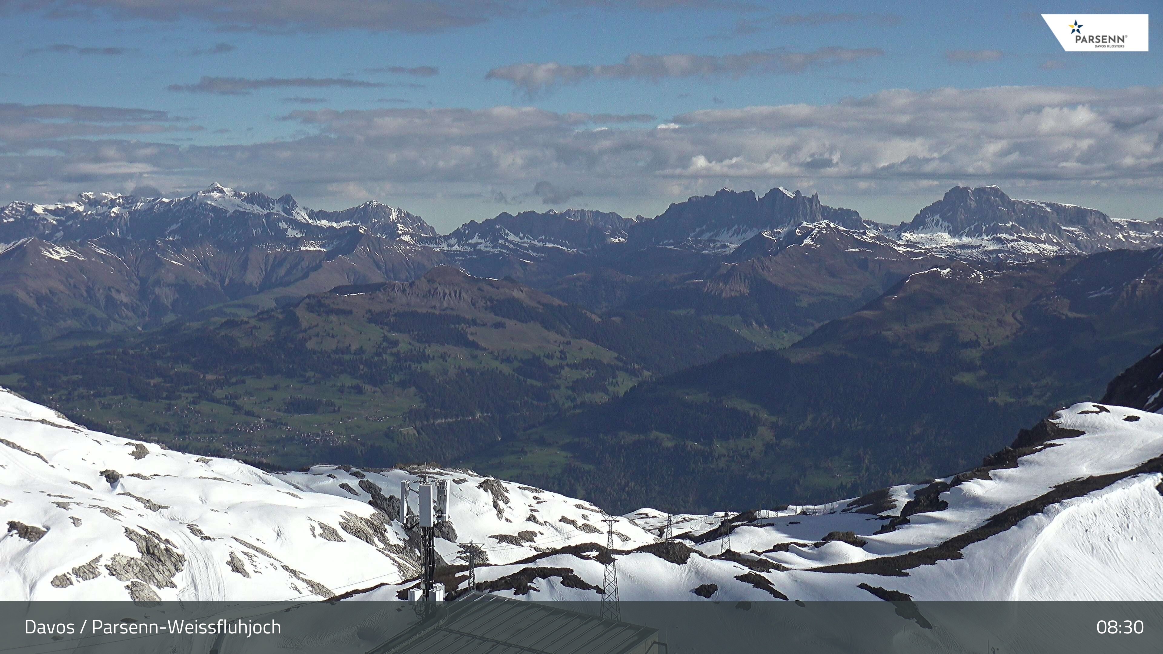 Archiv Foto Webcam Weissfluhjoch - Schifer