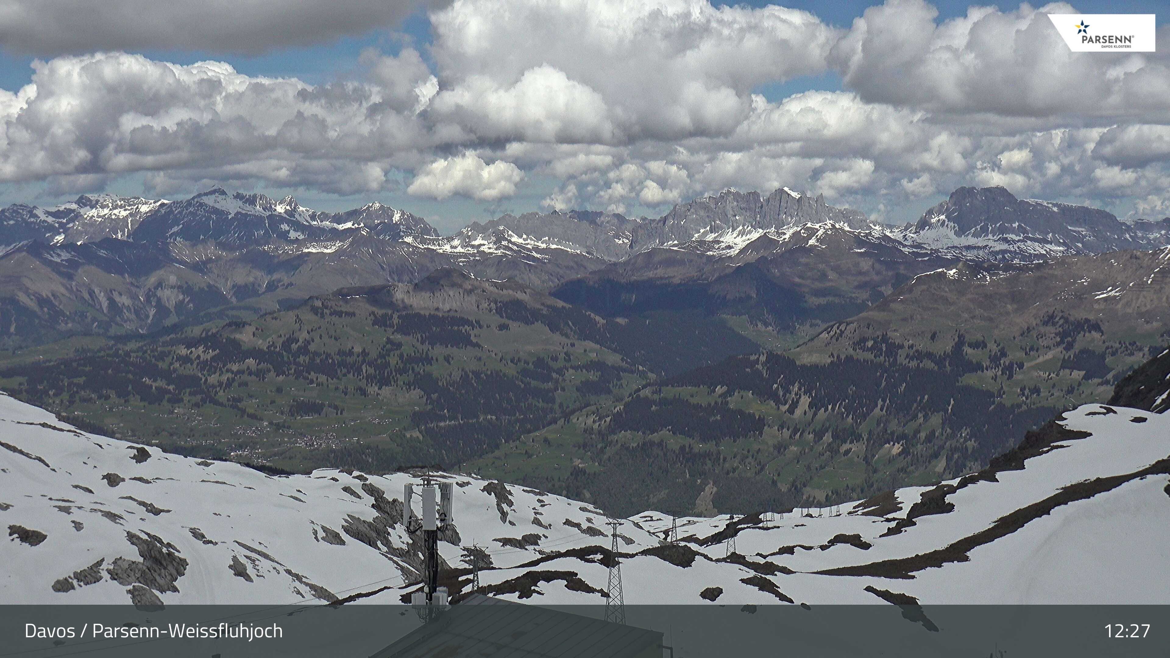 Archiv Foto Webcam Weissfluhjoch - Schifer